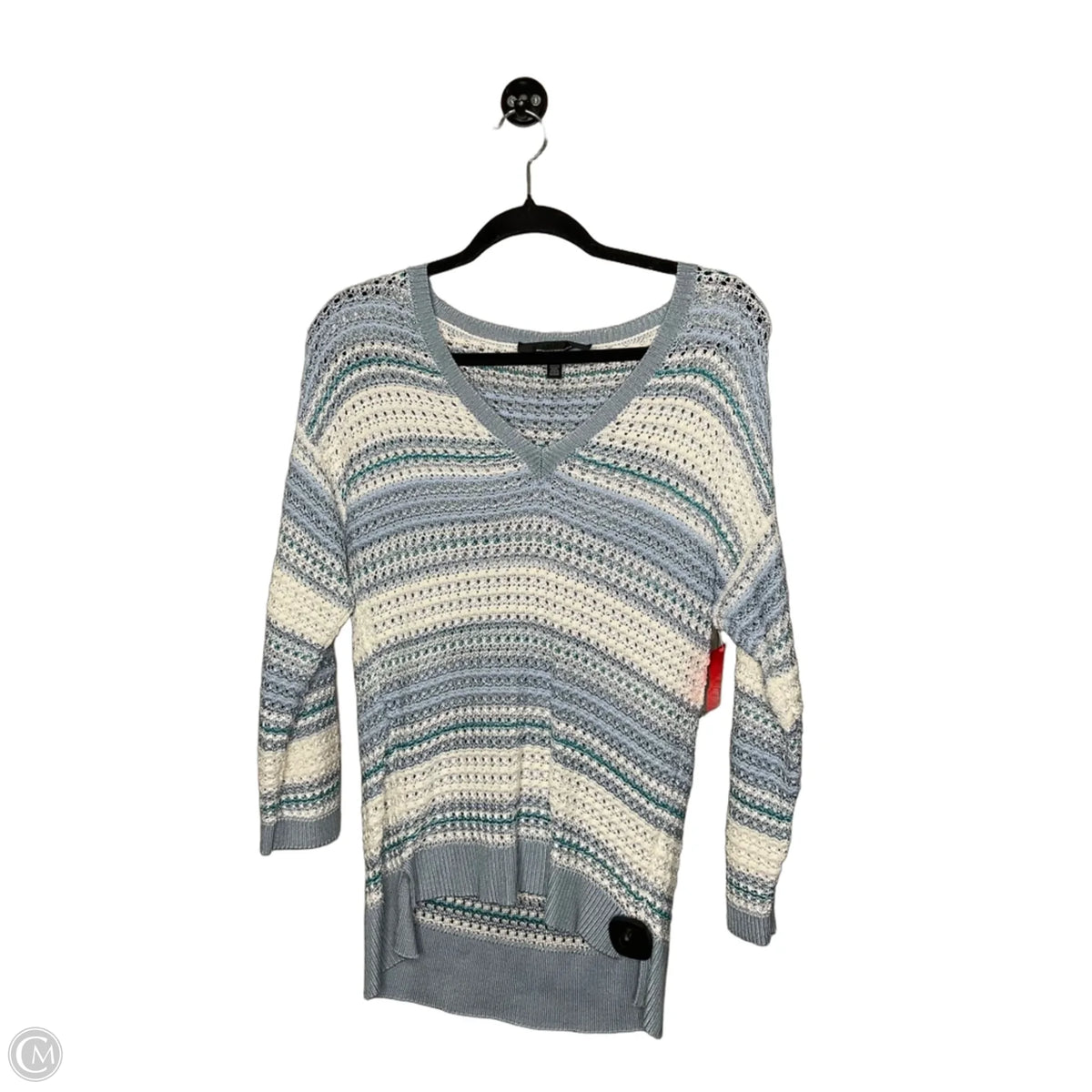 Top Long Sleeve By White House Black Market In Blue, Size: M