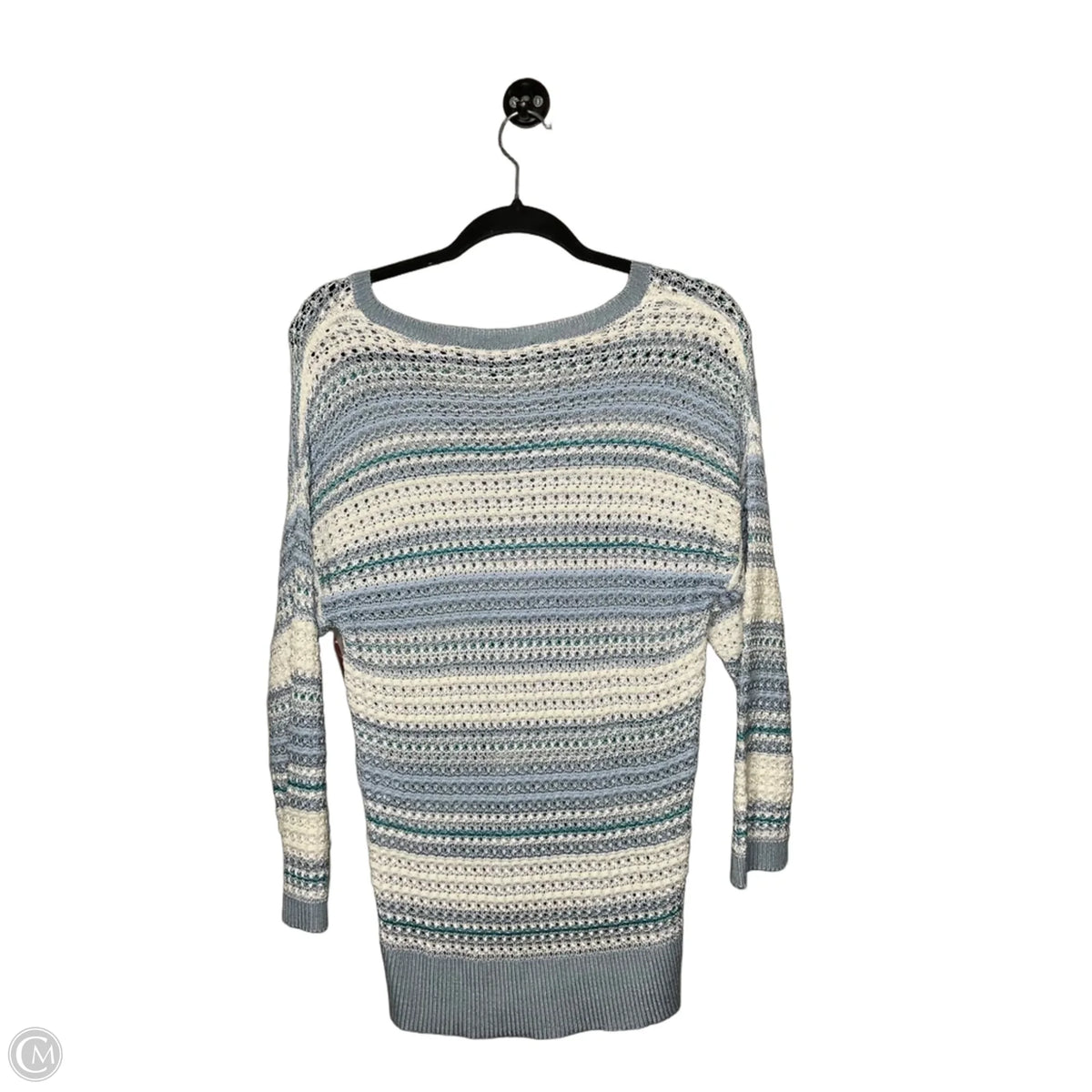 Top Long Sleeve By White House Black Market In Blue, Size: M