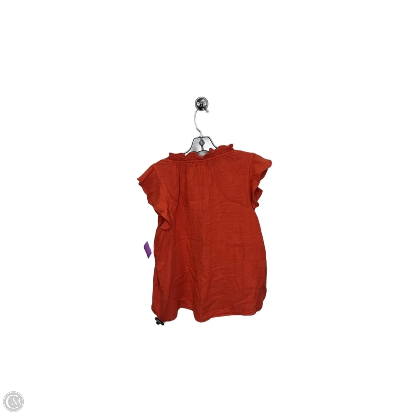 Top Short Sleeve By Old Navy In Orange, Size: M