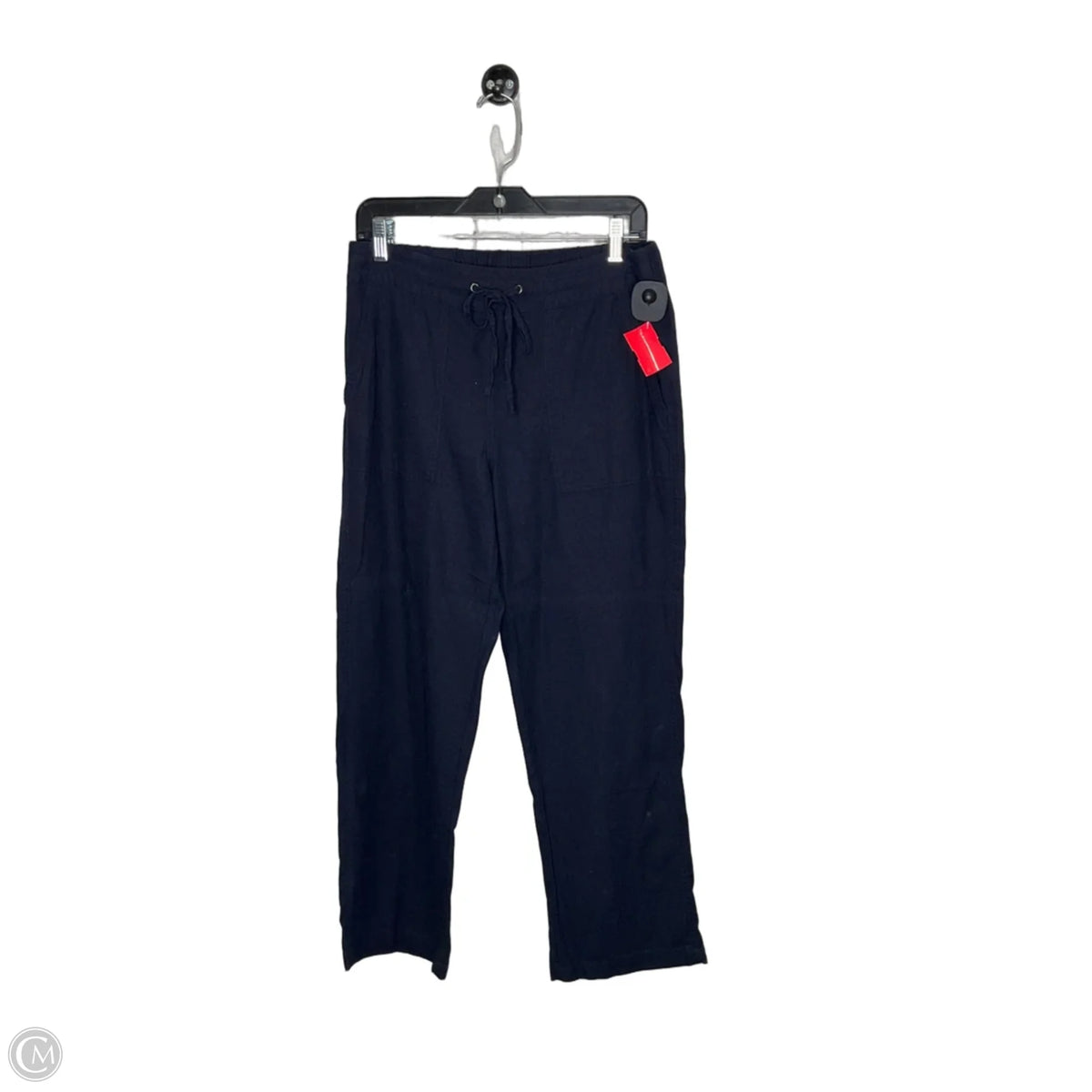 Pants Linen By Nicole Miller In Navy, Size: M