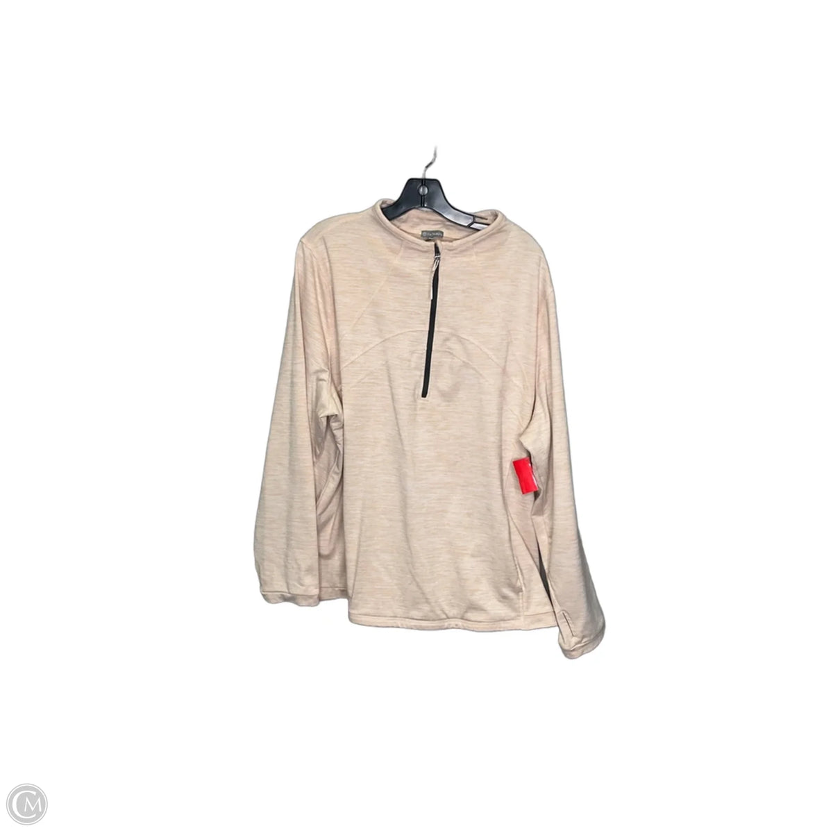 Athletic Sweatshirt Collar By Talbots In Pink, Size: 3x