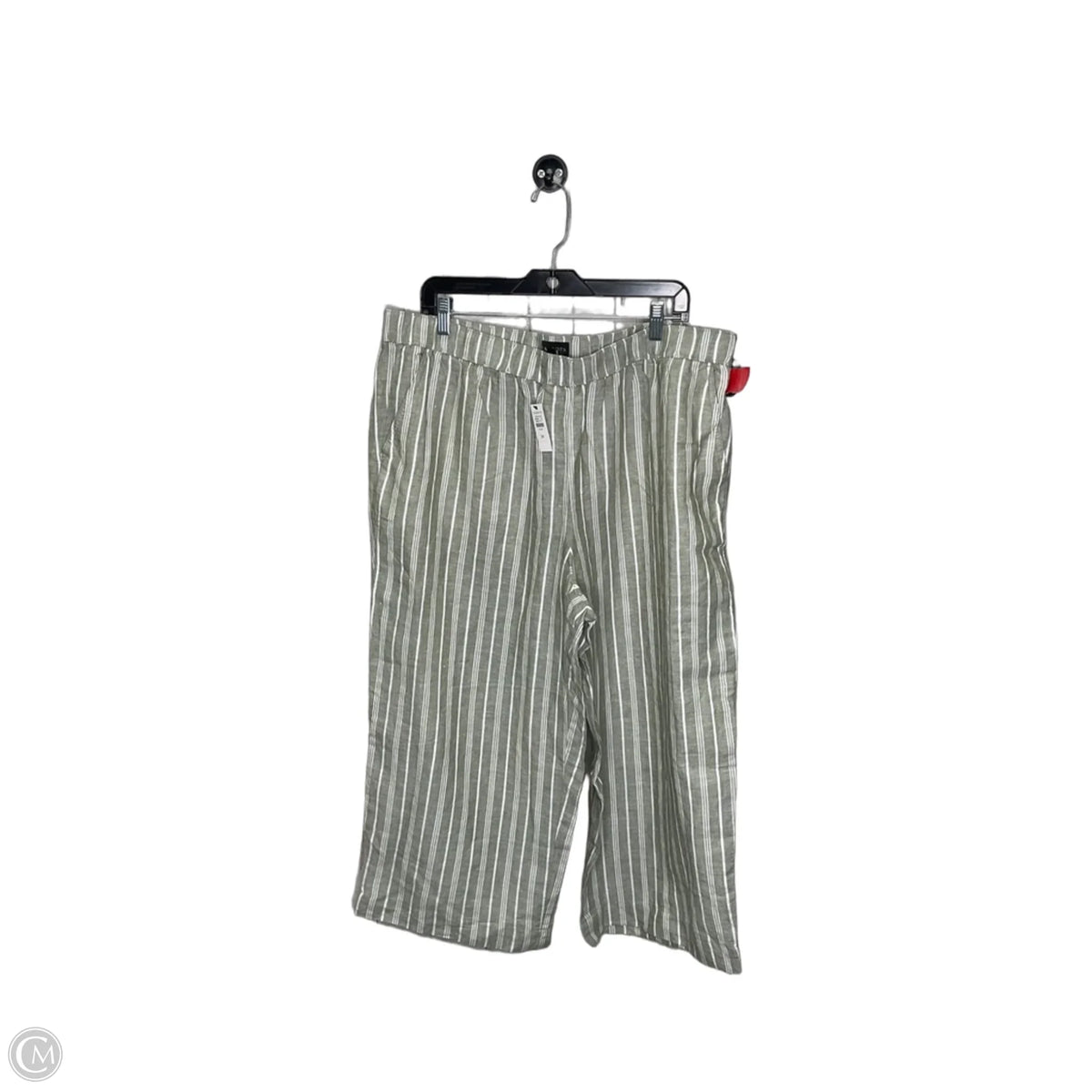 Pants Linen By Talbots In Green, Size: 2x