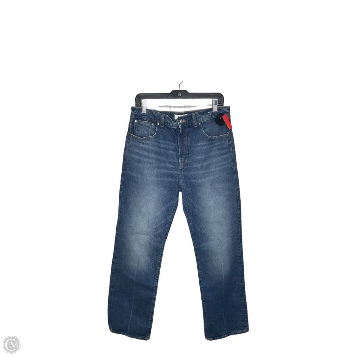 Jeans Straight By Madewell In Blue Denim, Size: 12