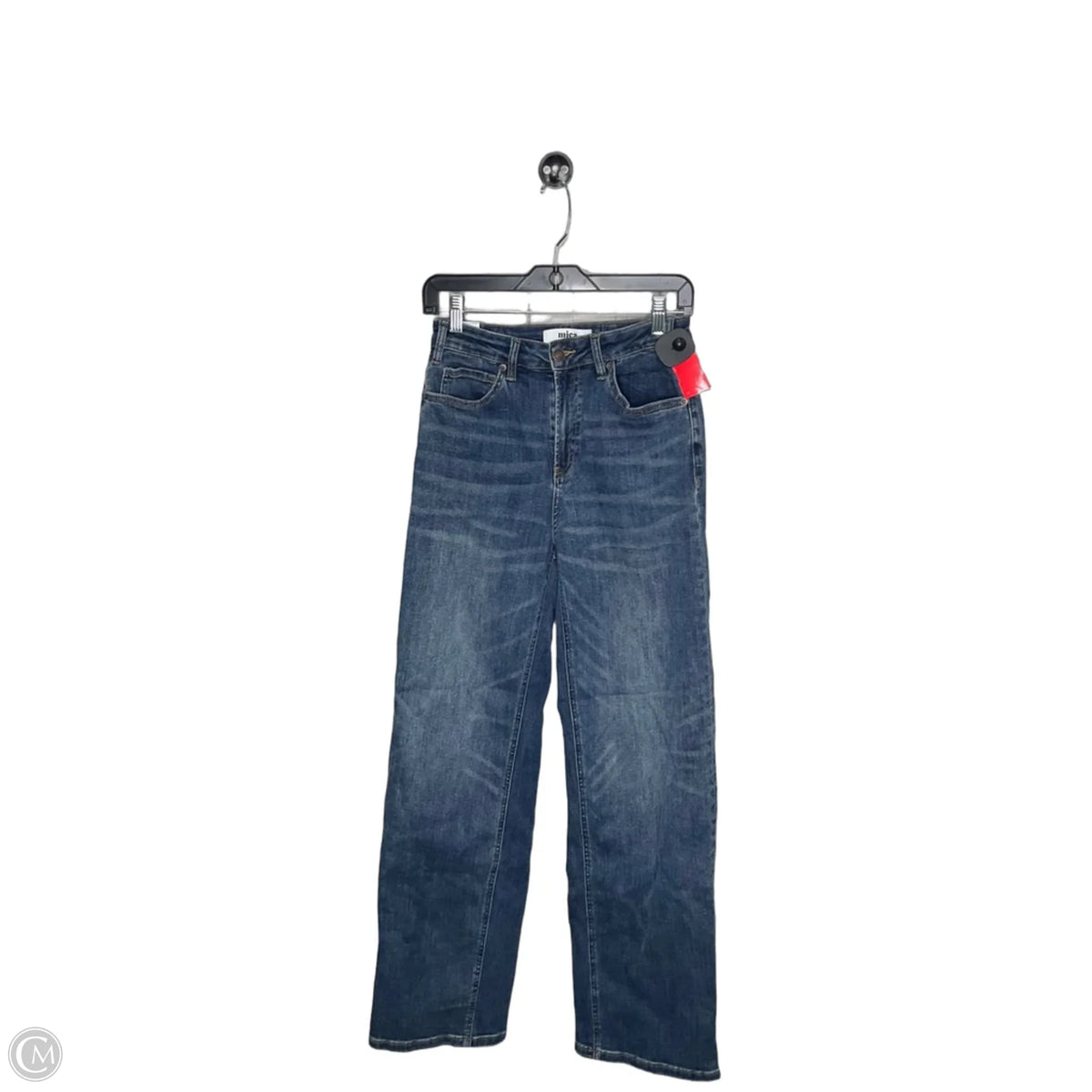 Jeans Straight By Mica In Blue Denim, Size: 4