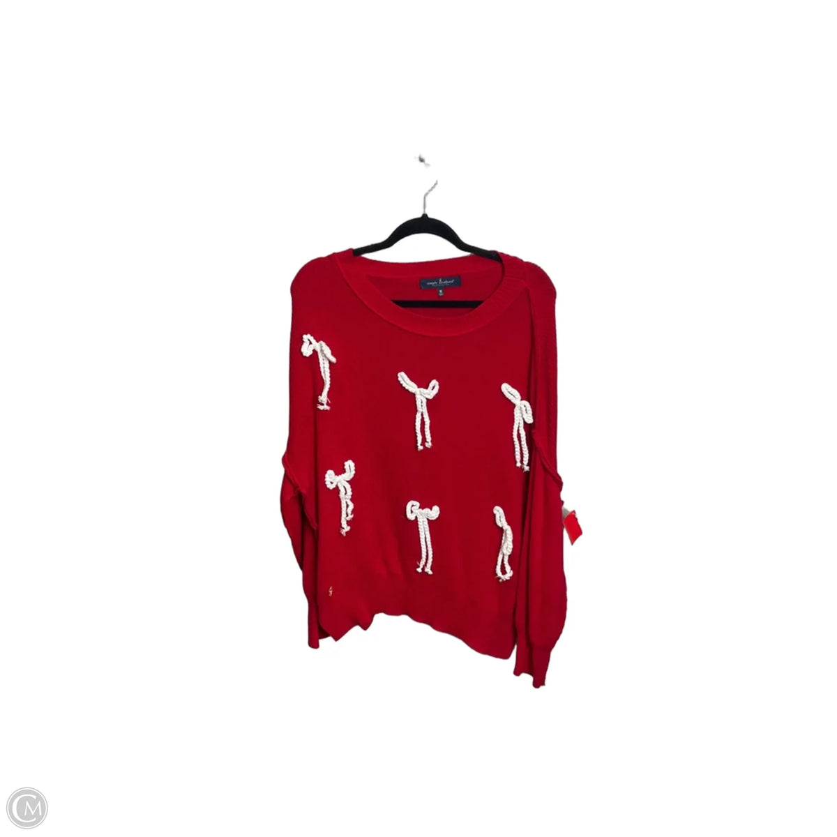 Sweater By Simply Southern In Red, Size: M