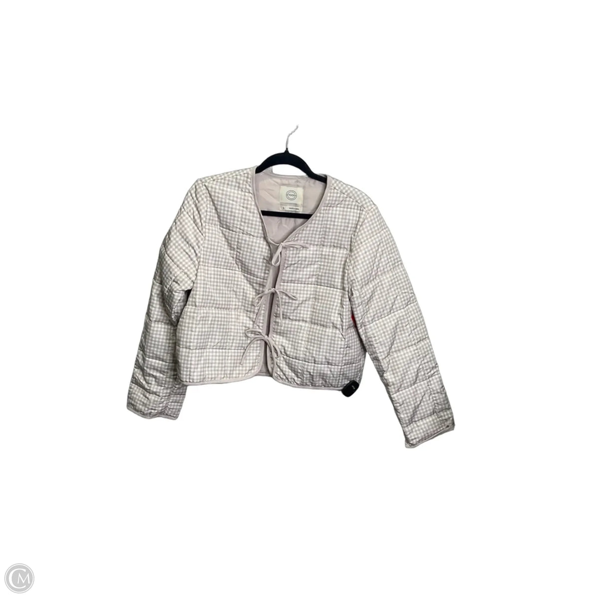 Jacket Puffer & Quilted By Stoosh In Cream, Size: L