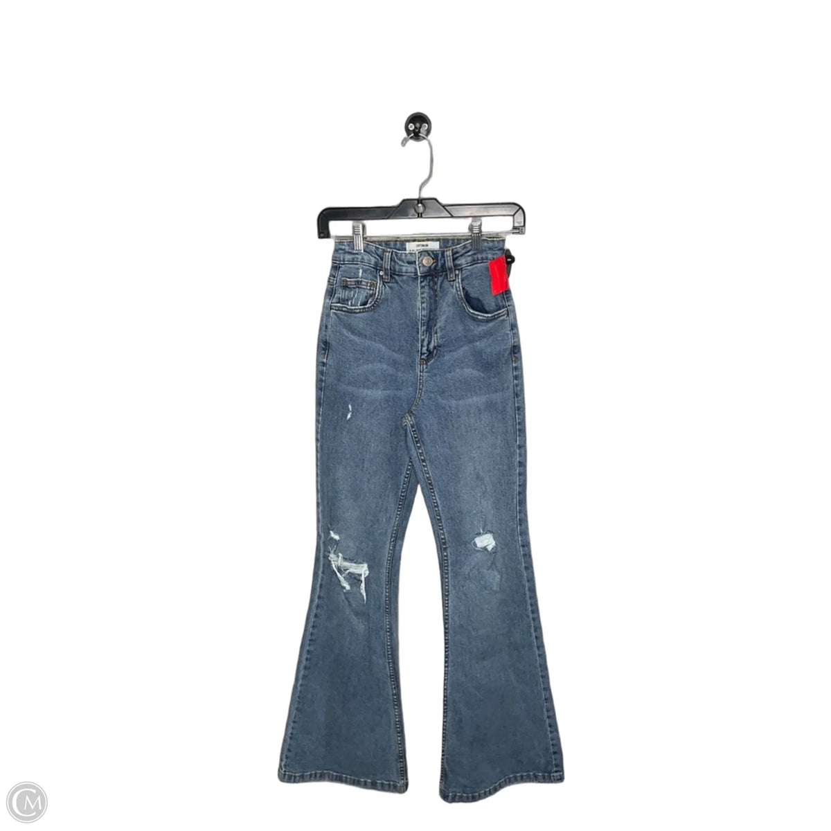 Jeans Flared By Cotton On In Blue Denim, Size: 4
