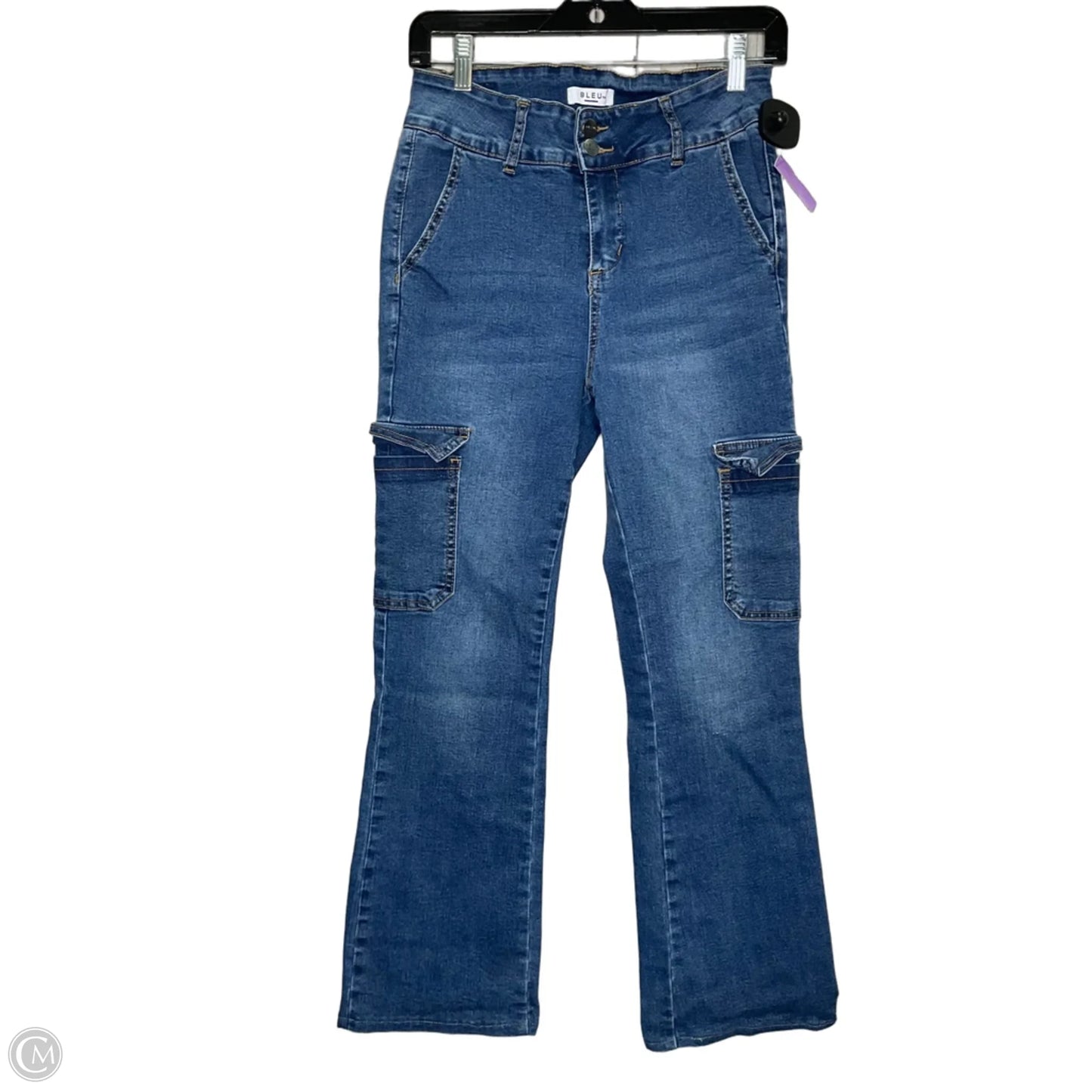Jeans Straight By Bleu In Blue, Size: 8