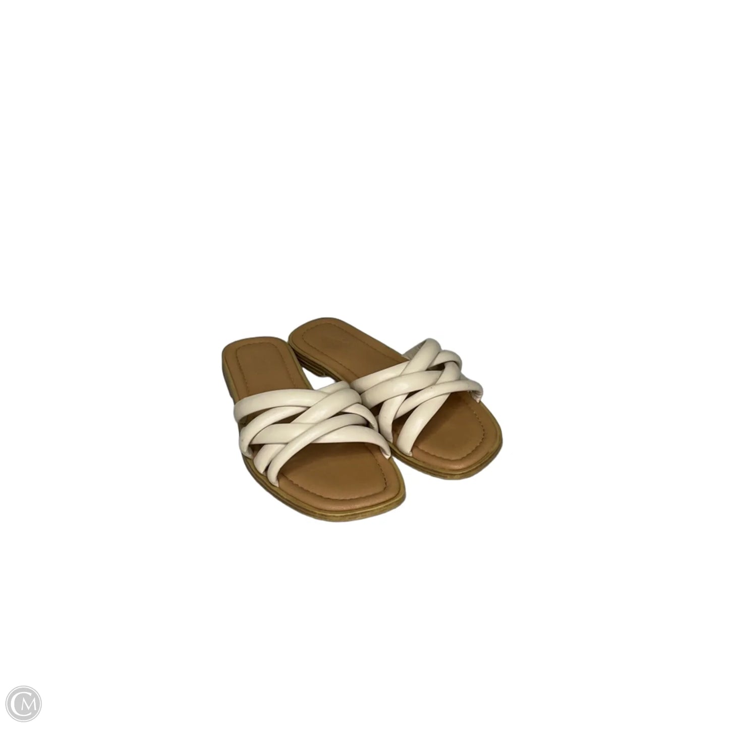 Sandals Flats By Universal Thread In Cream, Size: 7.5