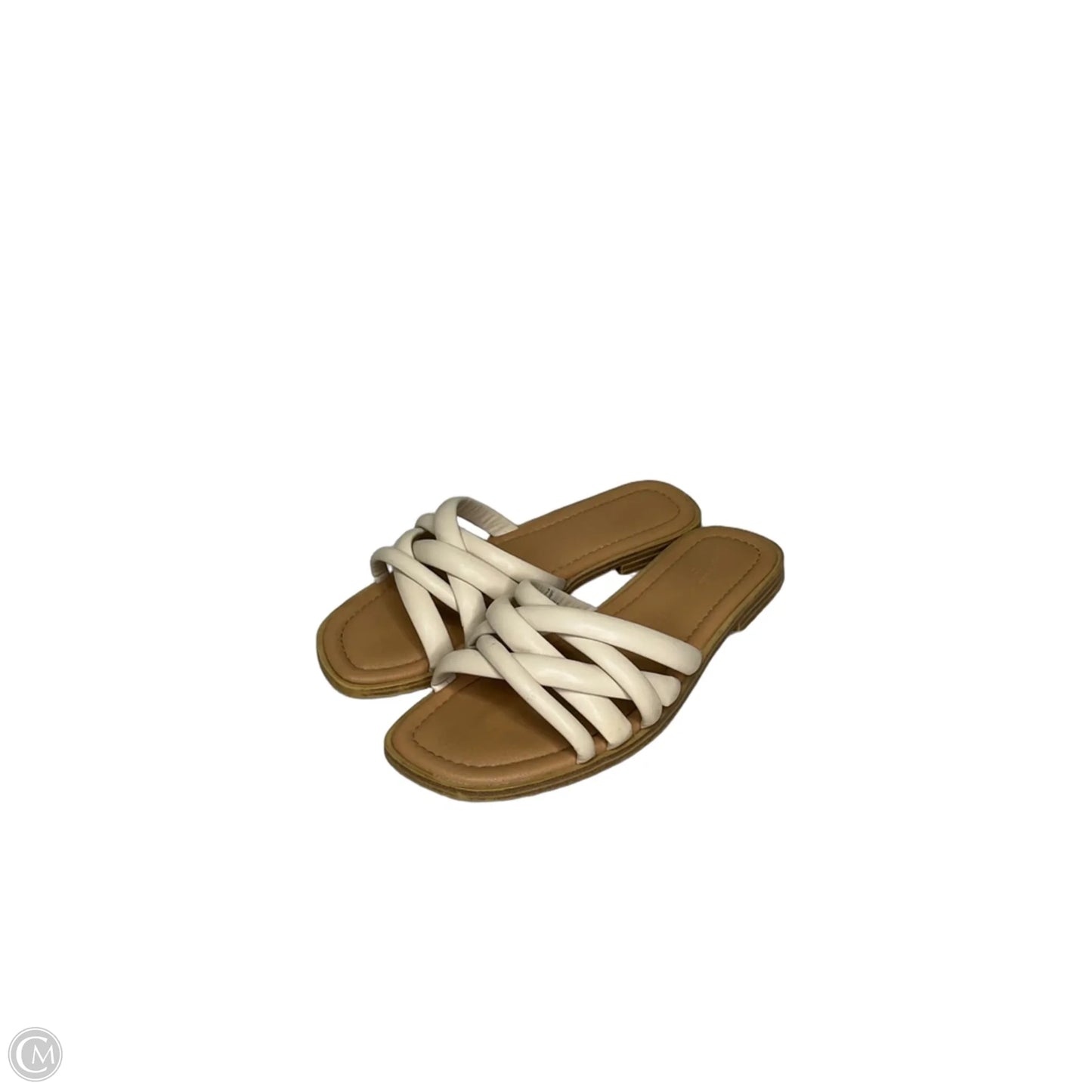Sandals Flats By Universal Thread In Cream, Size: 7.5
