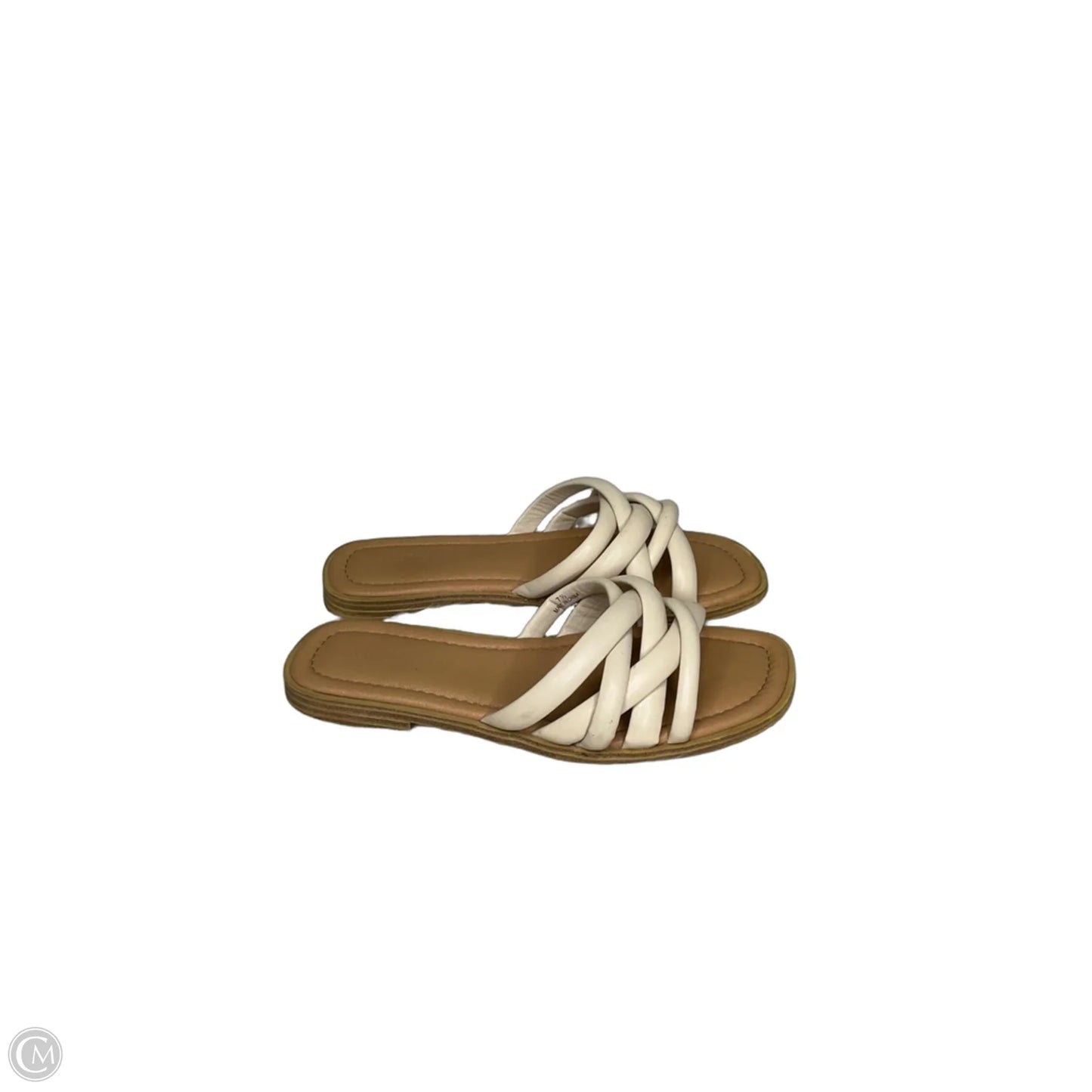 Sandals Flats By Universal Thread In Cream, Size: 7.5