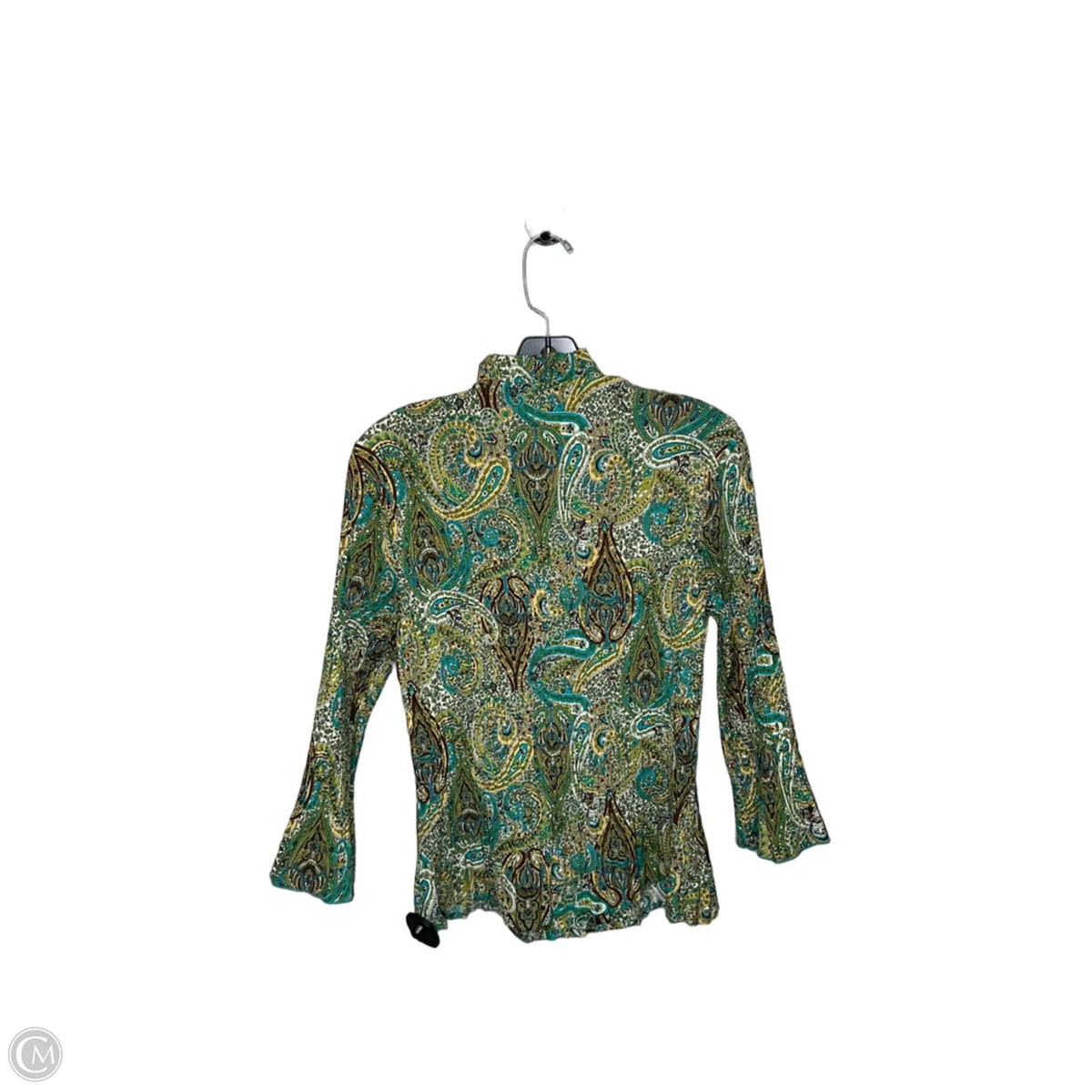 Top Long Sleeve By New Directions In Green, Size: M