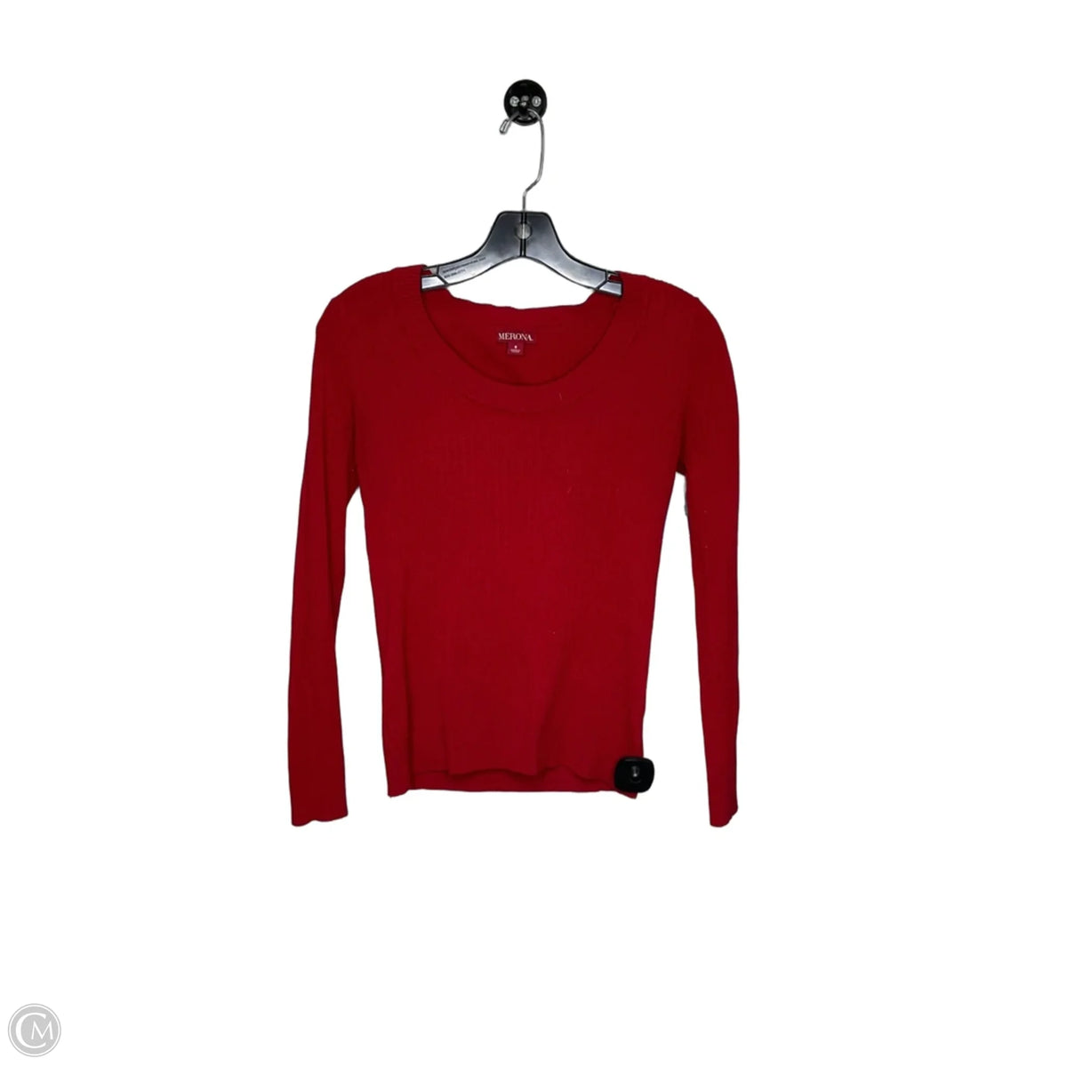 Top Long Sleeve By Clothes Mentor In Red, Size: S
