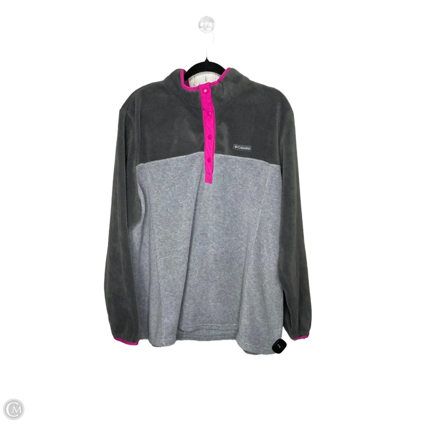Jacket Fleece By Columbia In Grey, Size: 3x