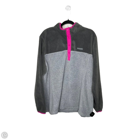 Jacket Fleece By Columbia In Grey, Size: 3x