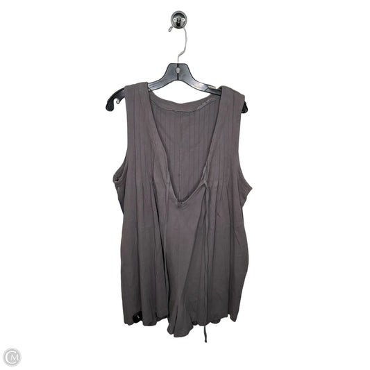 Romper By Clothes Mentor In Grey, Size: L