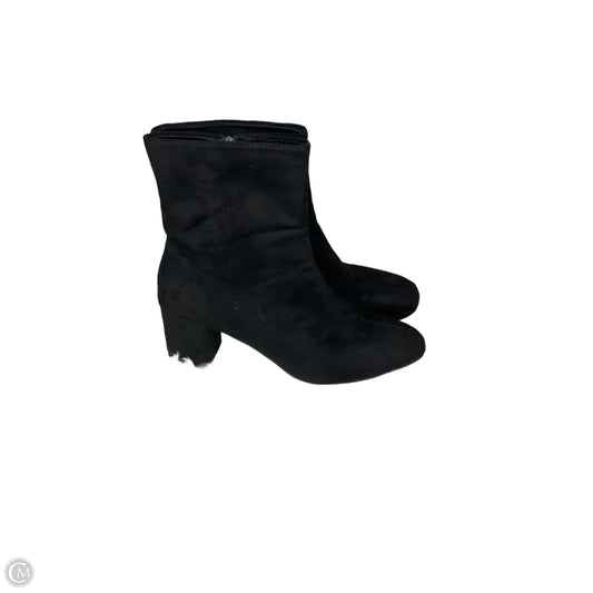 Boots Ankle Heels By Clothes Mentor In Black, Size: 11