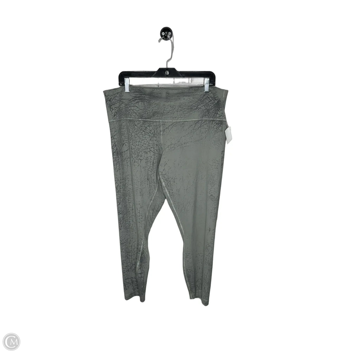 Athletic Leggings Capris By Lululemon In Grey, Size: 18
