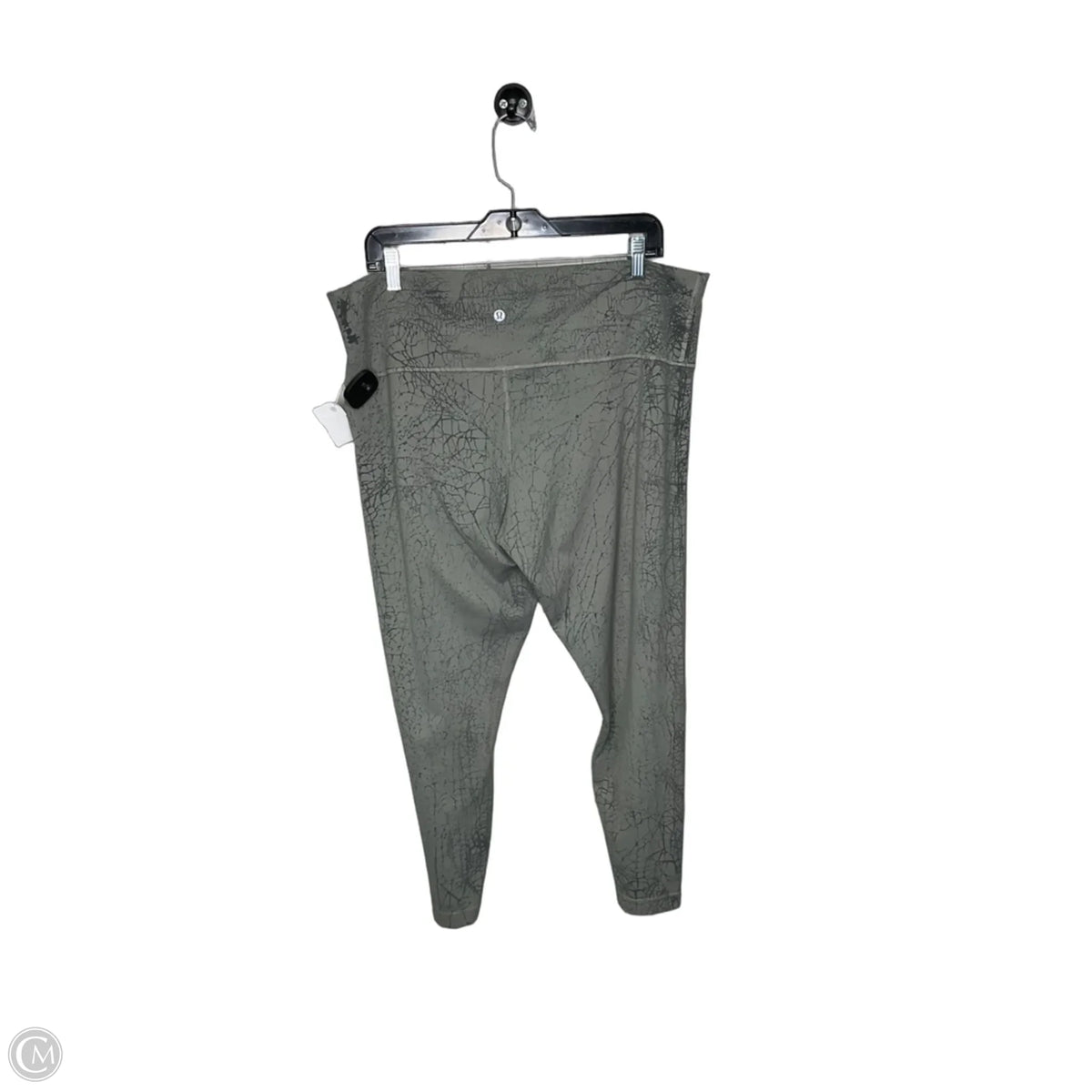 Athletic Leggings Capris By Lululemon In Grey, Size: 18
