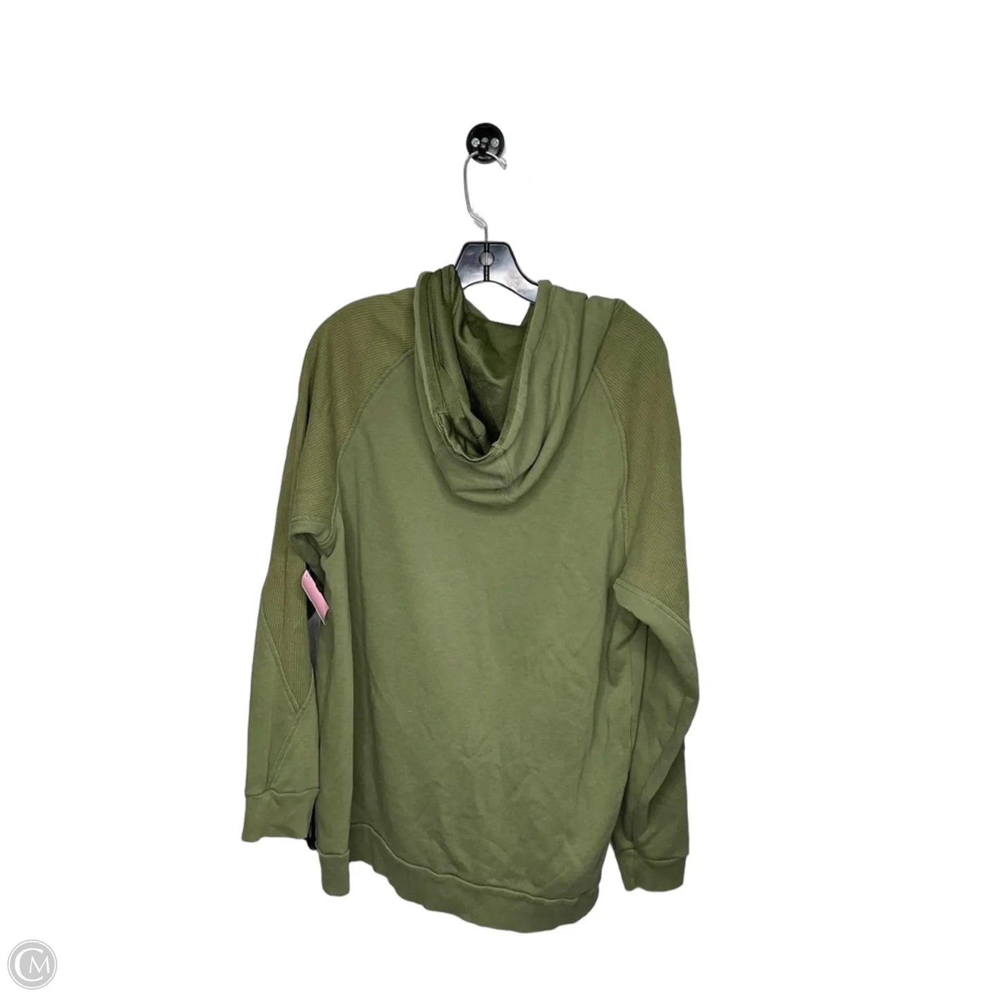 Sweatshirt Hoodie By Adidas In Green, Size: L