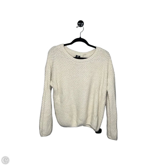 Sweater By Moon And Madison In Cream, Size: L