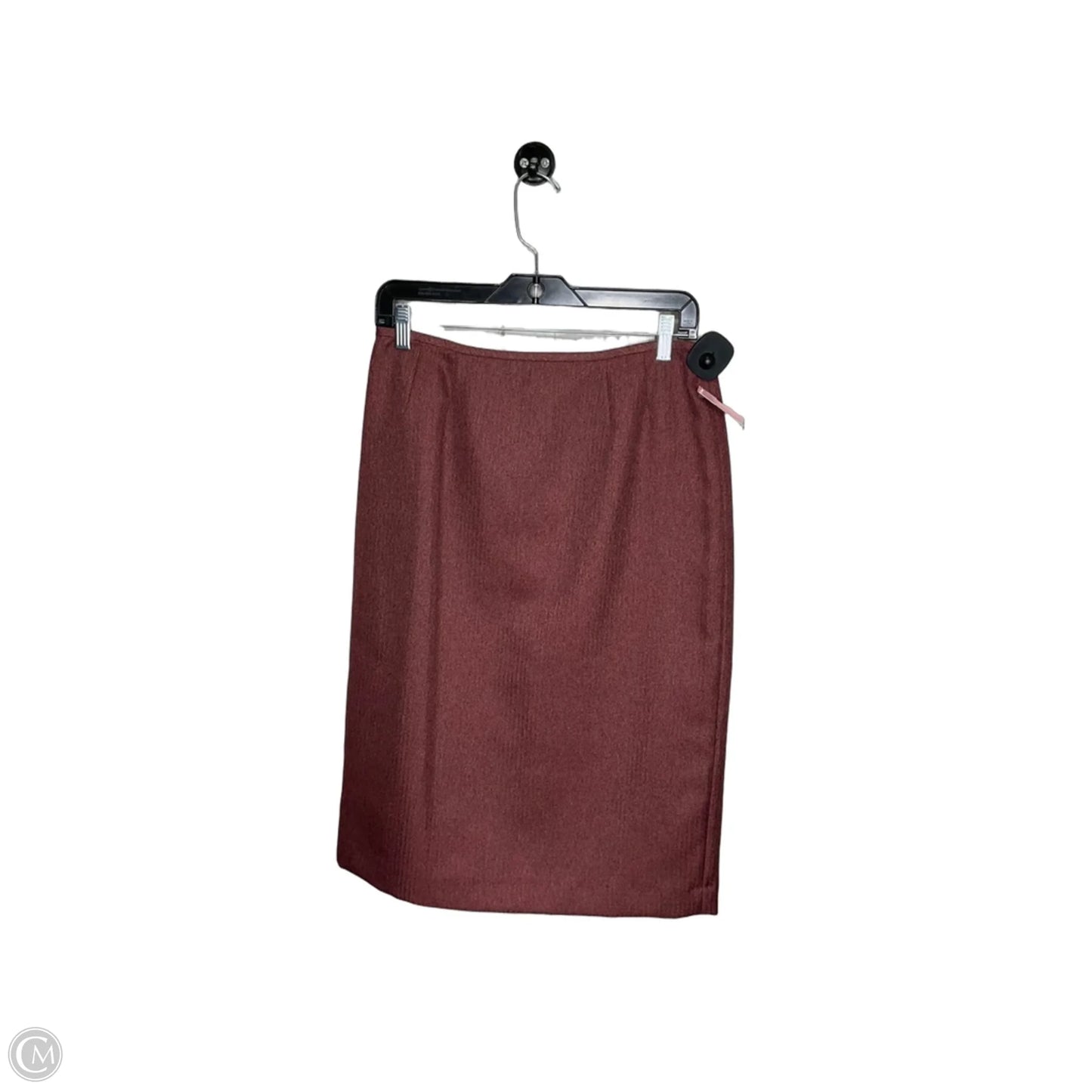 Skirt Midi By Evan-picone In Maroon, Size: 6