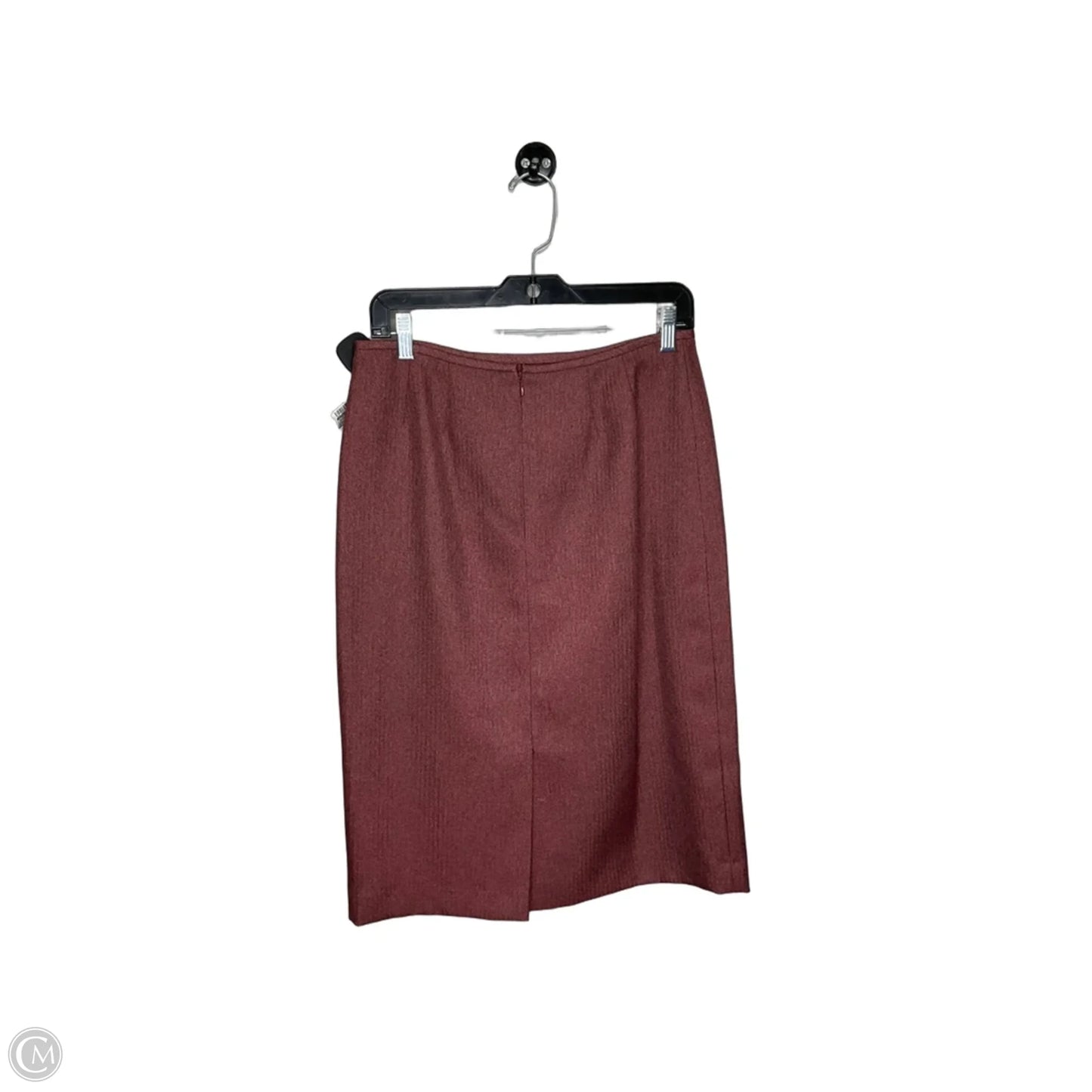 Skirt Midi By Evan-picone In Maroon, Size: 6
