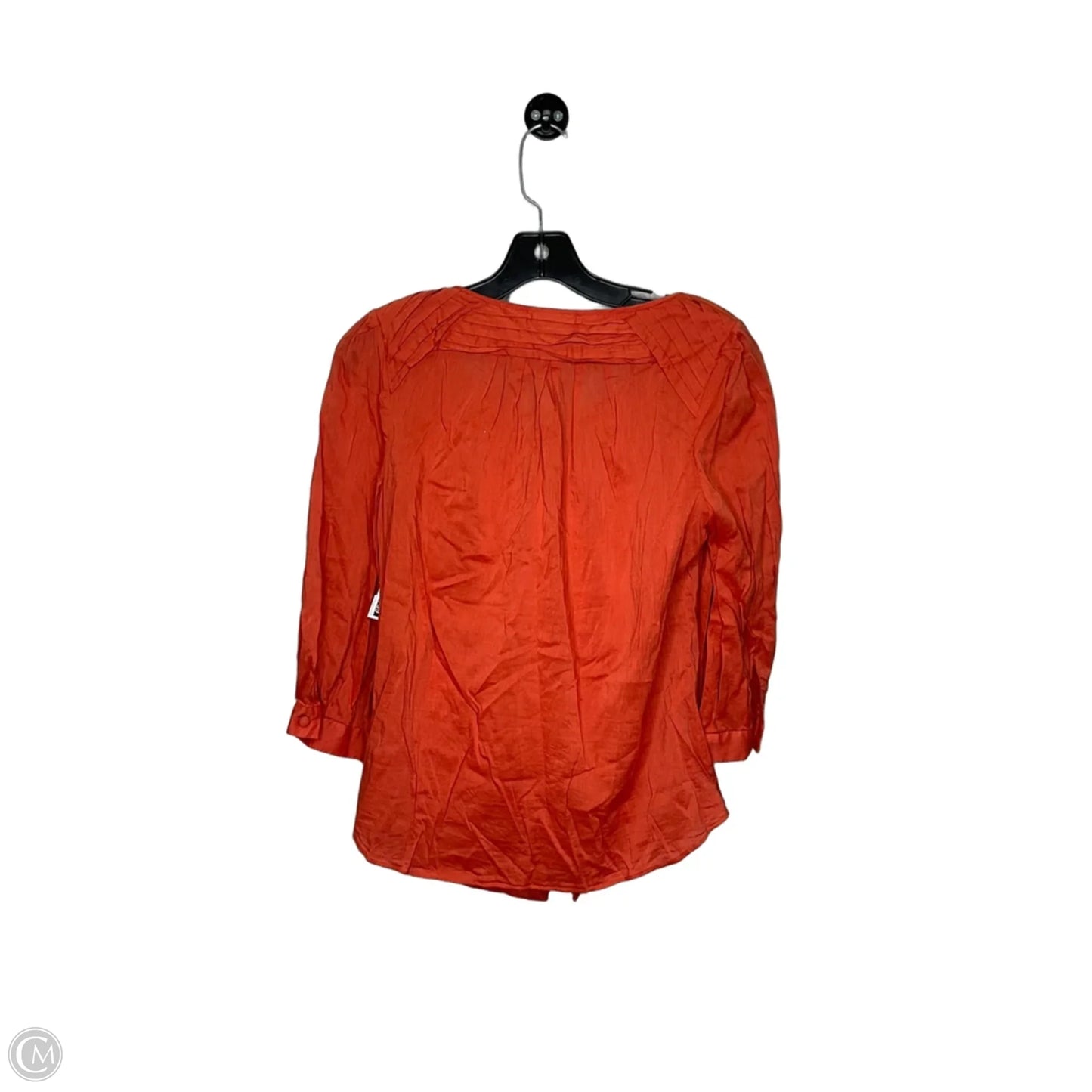 Top 3/4 Sleeve By Maeve In Orange, Size: 4