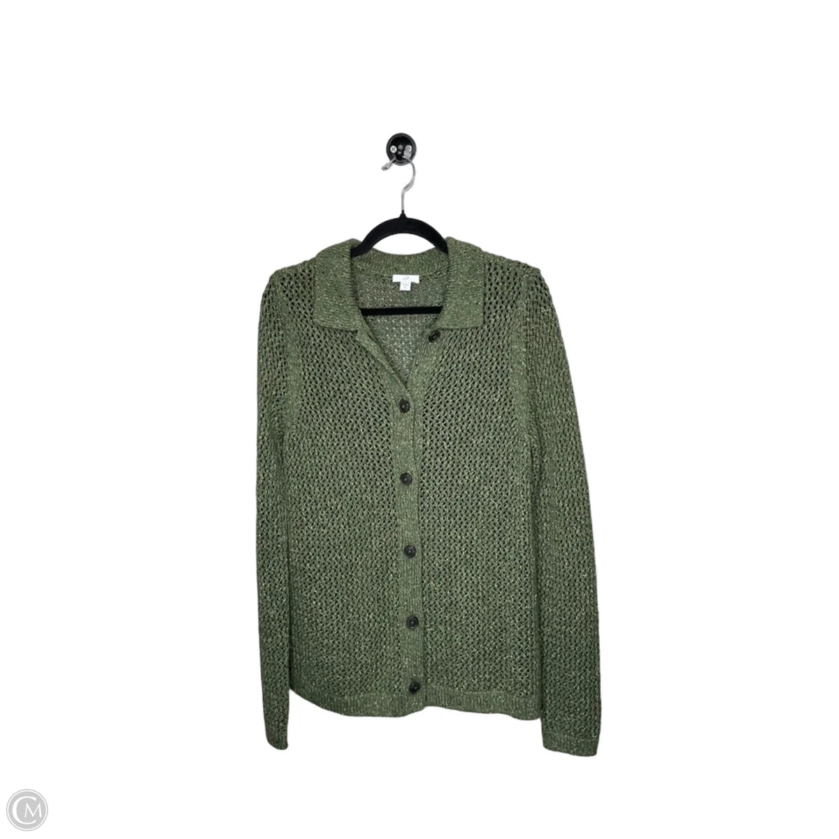 Cardigan By J. Jill In Green, Size: S