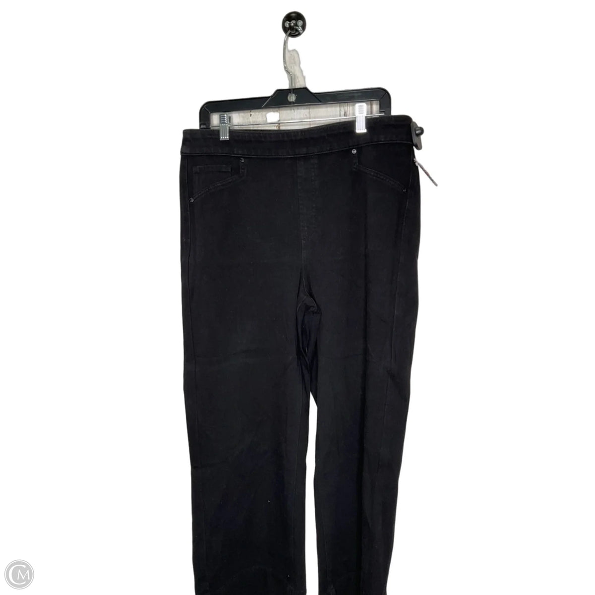 Jeans Wide Leg By Chicos In Black, Size: 12