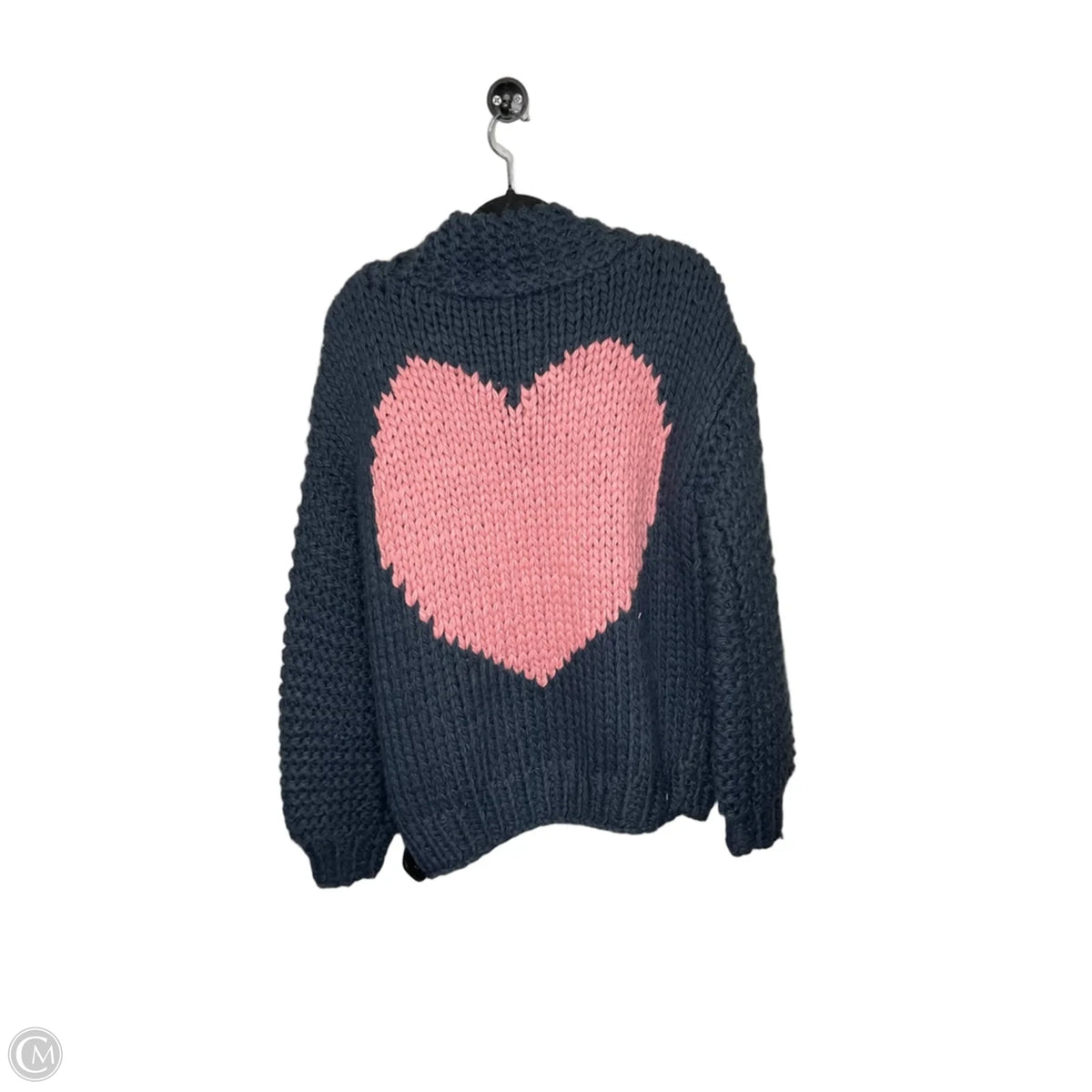 Sweater Cardigan By Chicwish In Navy, Size: Osfm