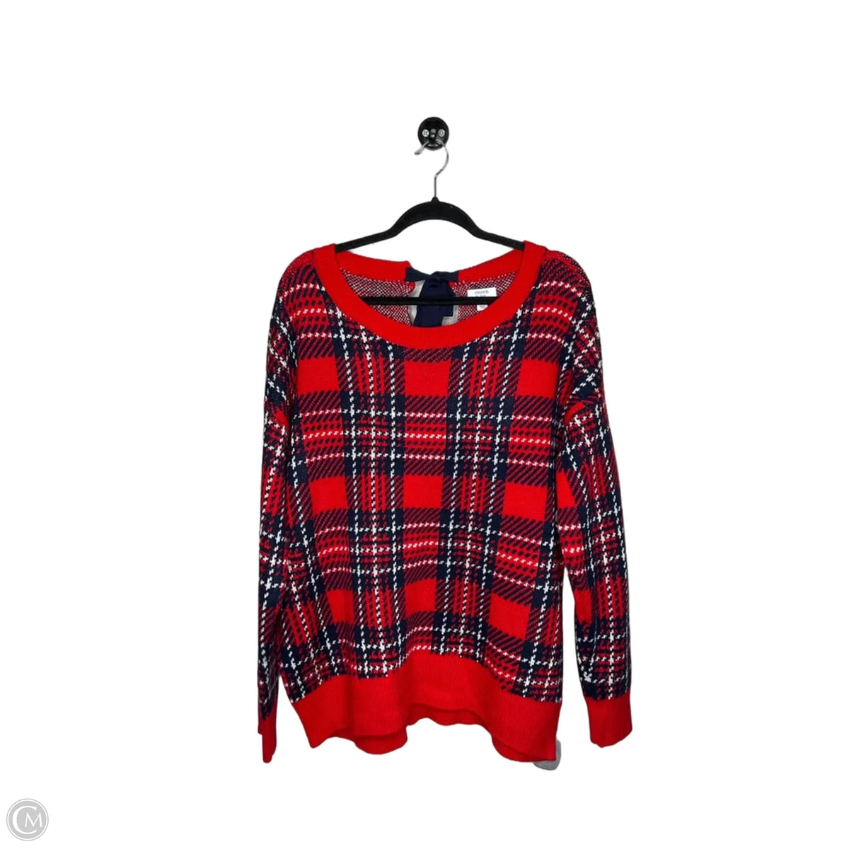Sweater By Crown And Ivy In Plaid Pattern, Size: Xl