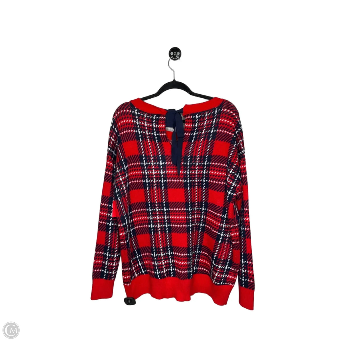 Sweater By Crown And Ivy In Plaid Pattern, Size: Xl
