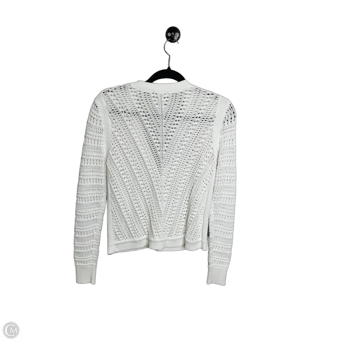 Sweater Cardigan By Talbots In White, Size: Sp