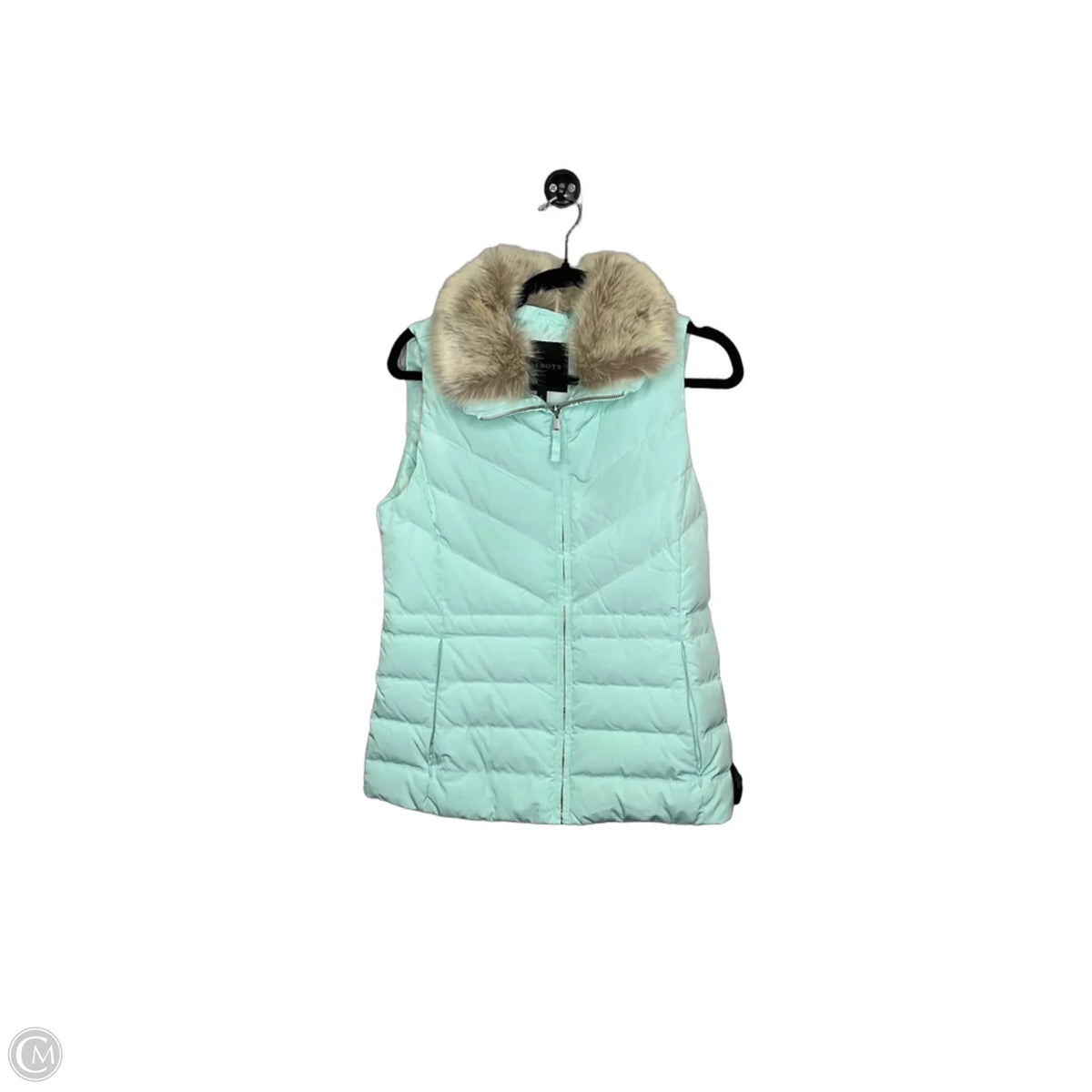 Vest Puffer & Quilted By Talbots In Aqua, Size: S
