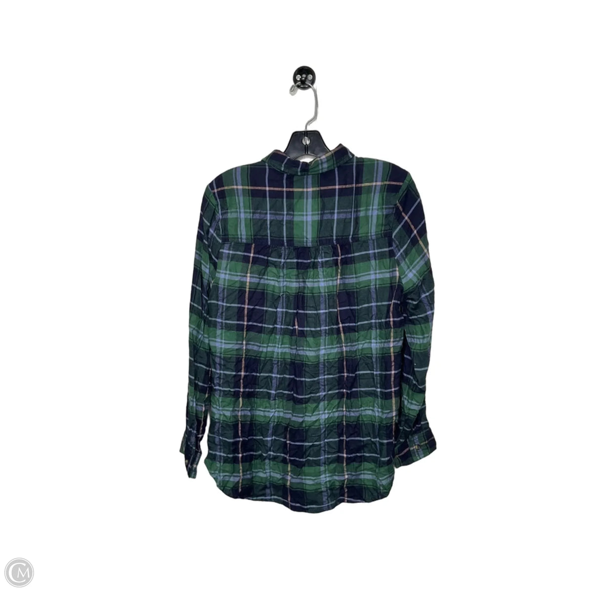 Top Long Sleeve By Casa Cabana In Blue & Green, Size: L