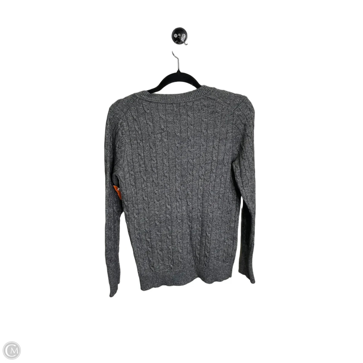 Sweater By Loft In Grey, Size: L