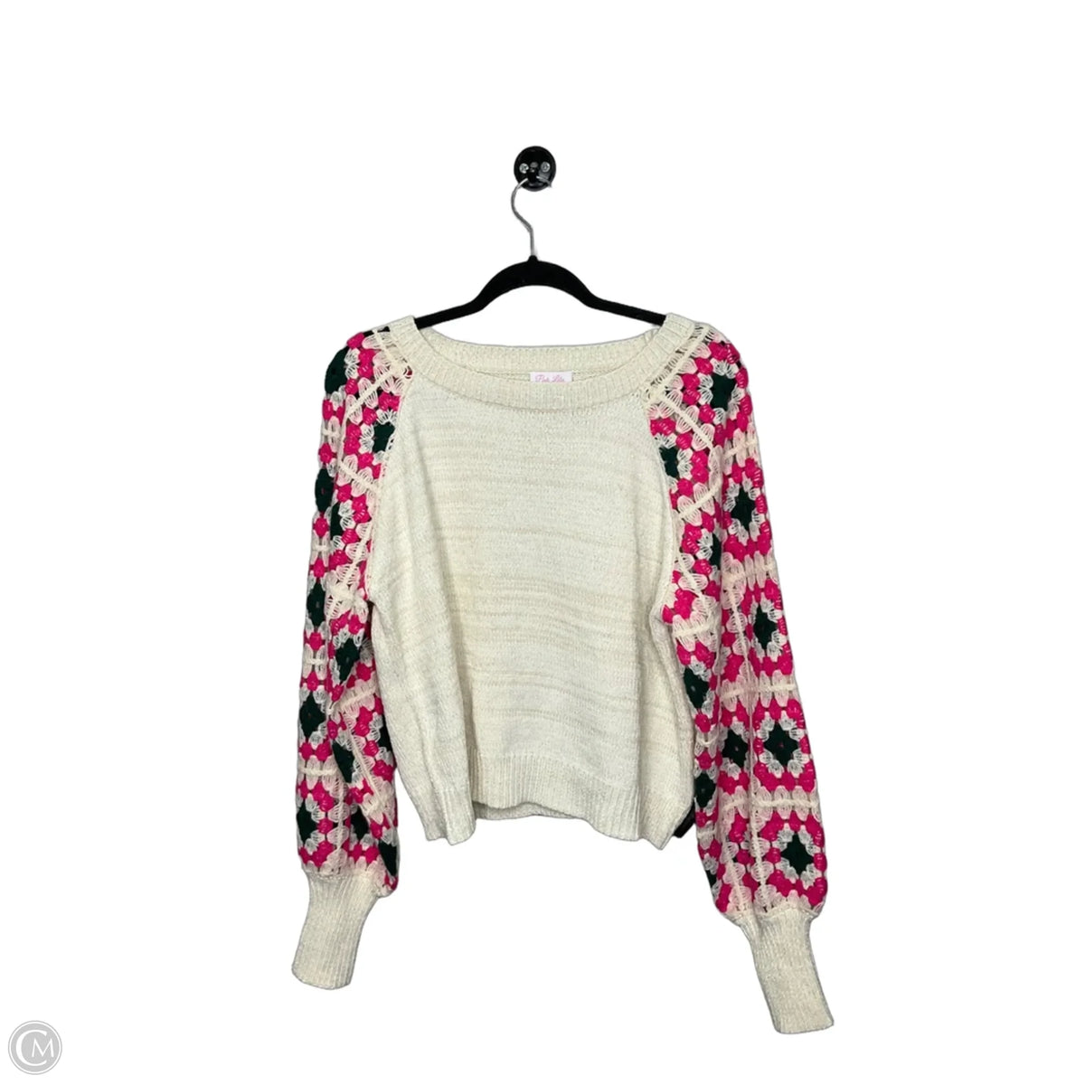Sweater By Pink Lily In Cream, Size: S