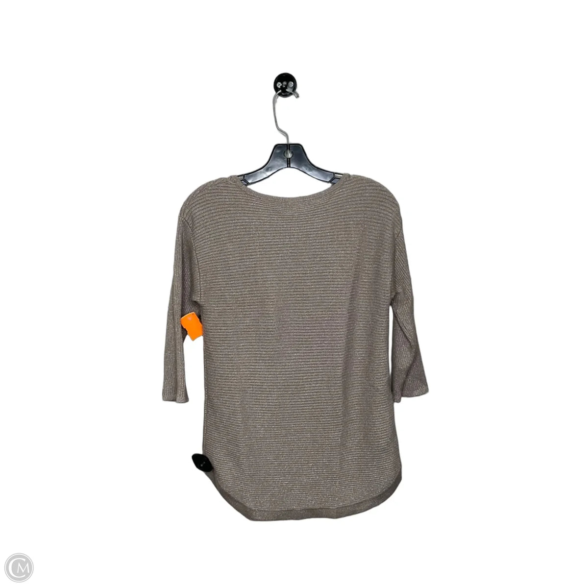 Top 3/4 Sleeve By Chicos In Grey, Size: S