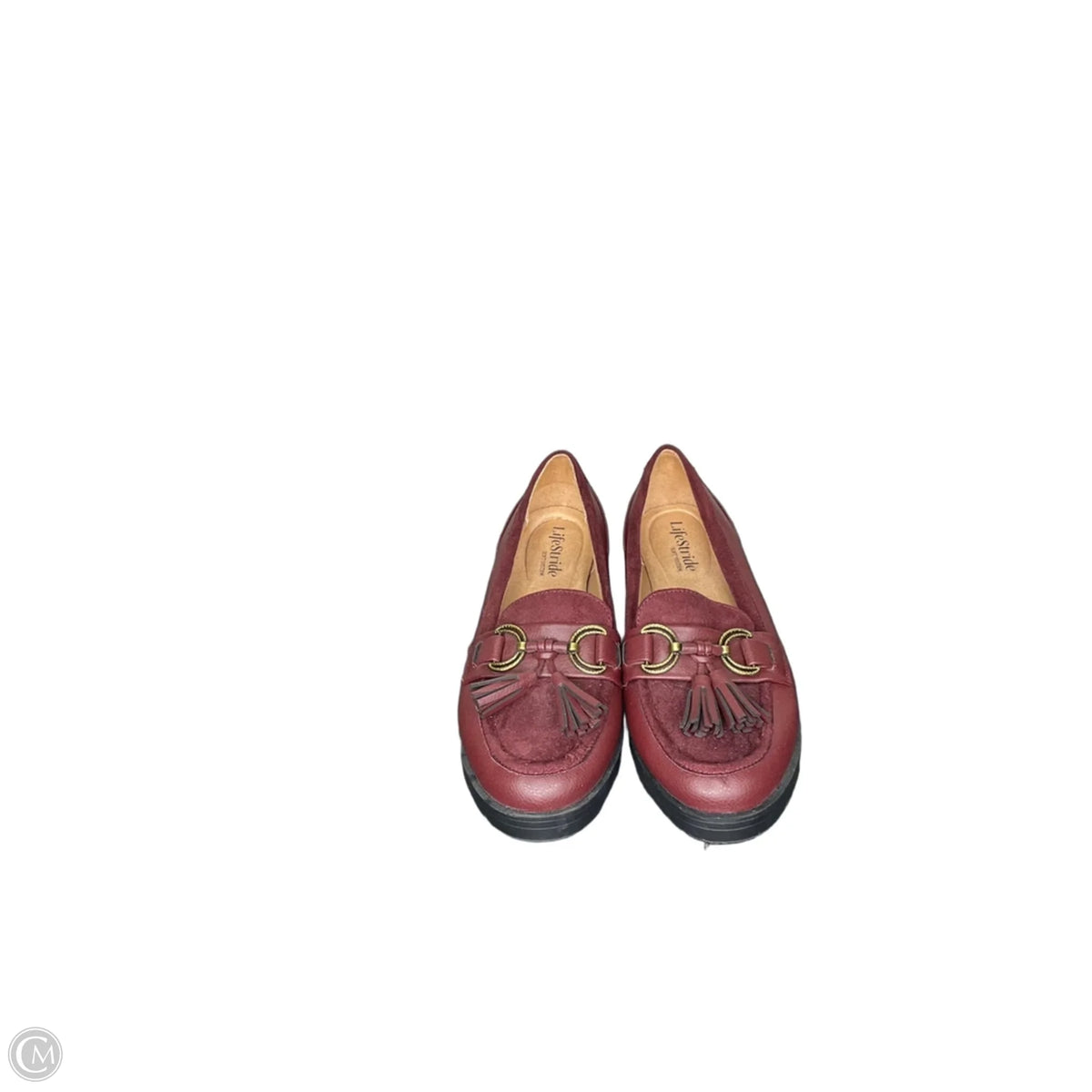 Shoes Flats By Life Stride In Maroon, Size: 6.5