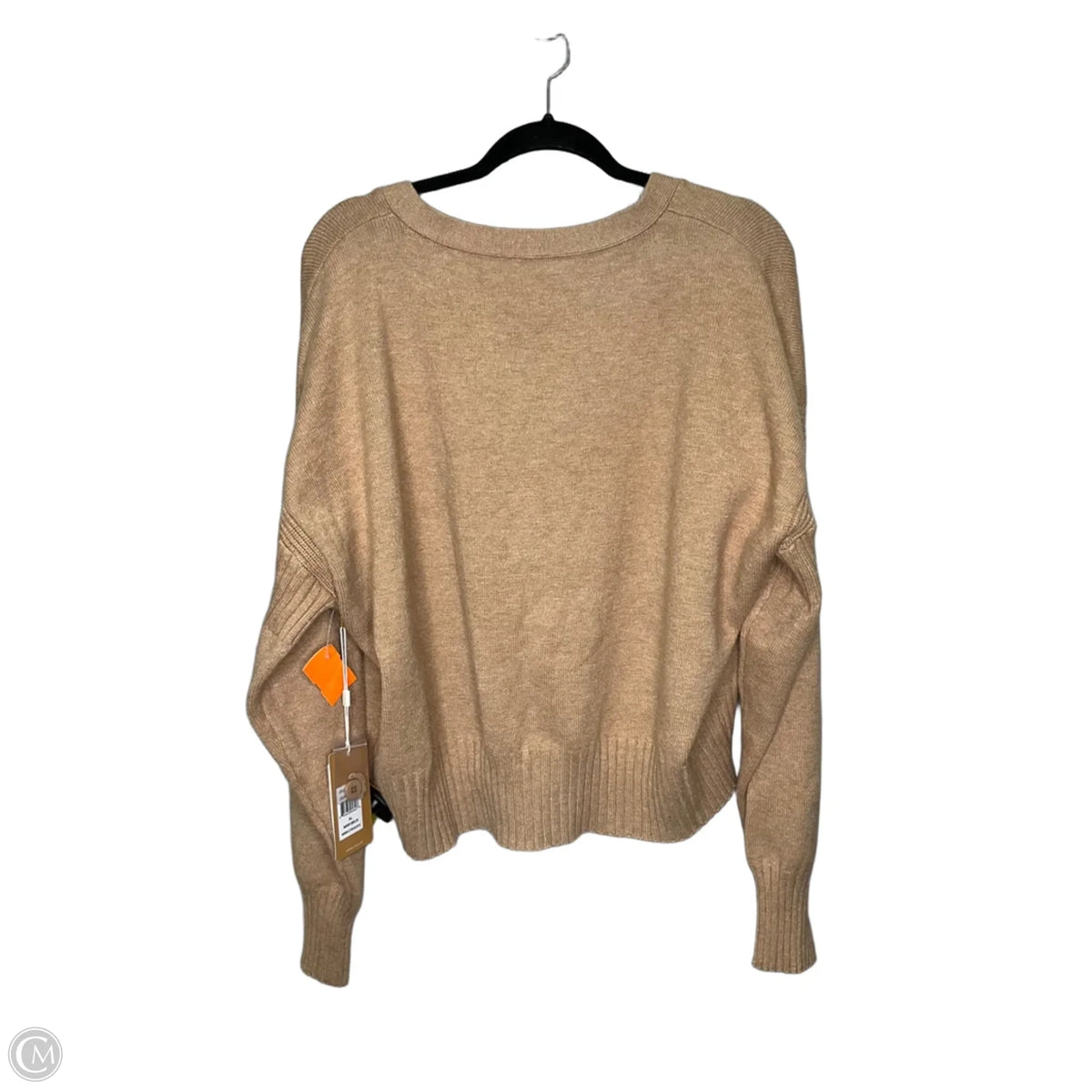 Sweater Cardigan By Cyrus In Tan, Size: Xl