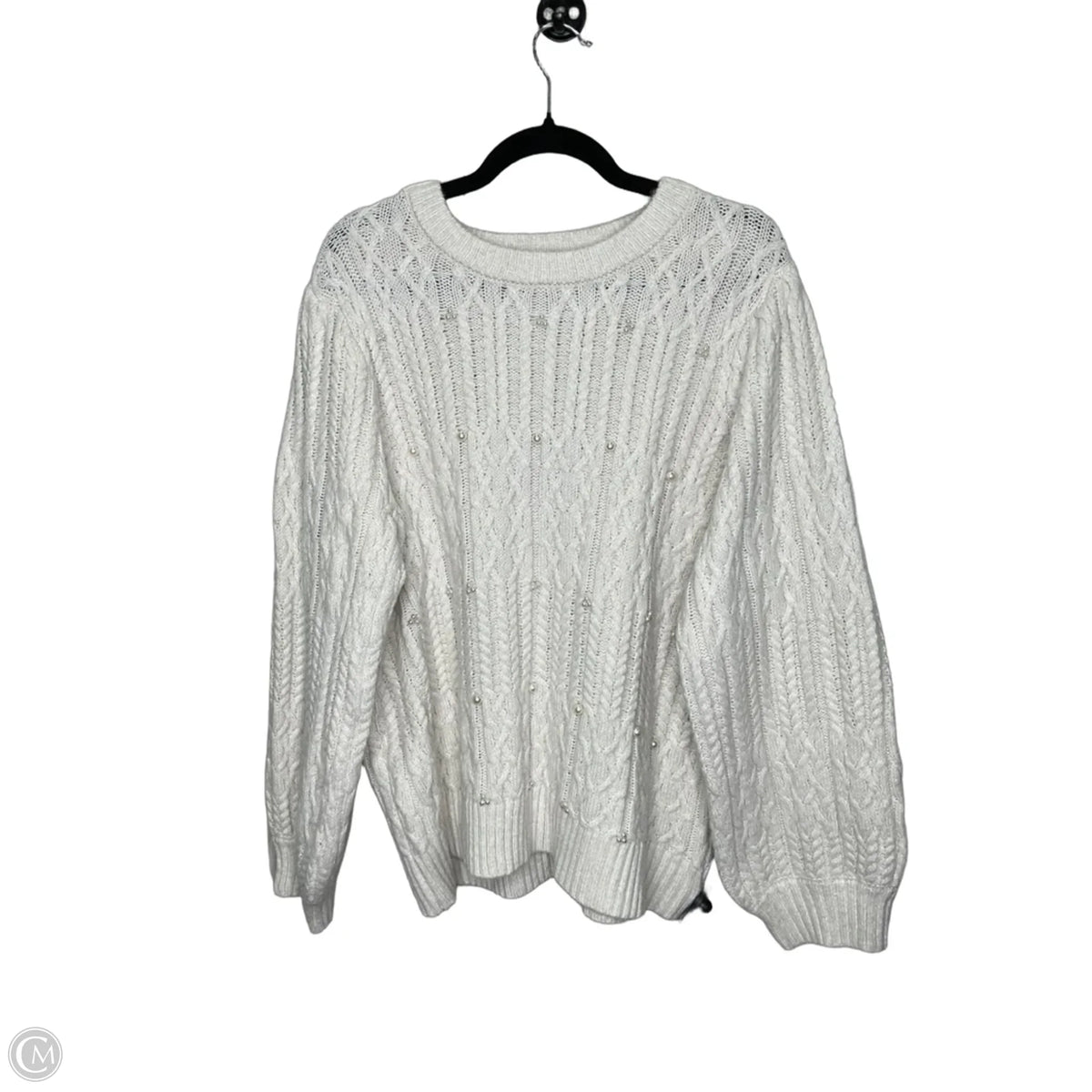 Sweater By Terra & Sky In Beige, Size: 2x