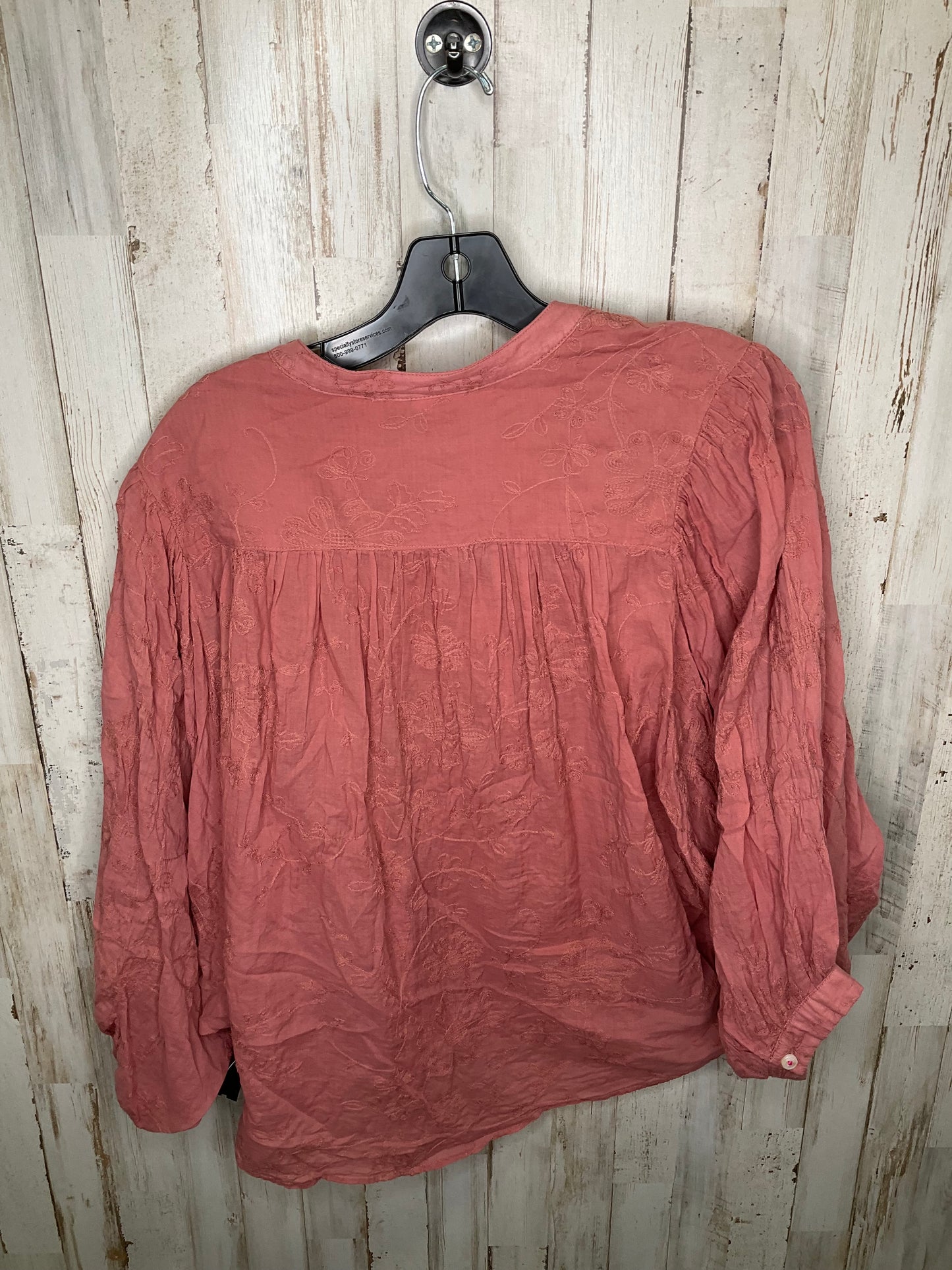 Mauve Top Short Sleeve Pilcro, Size S