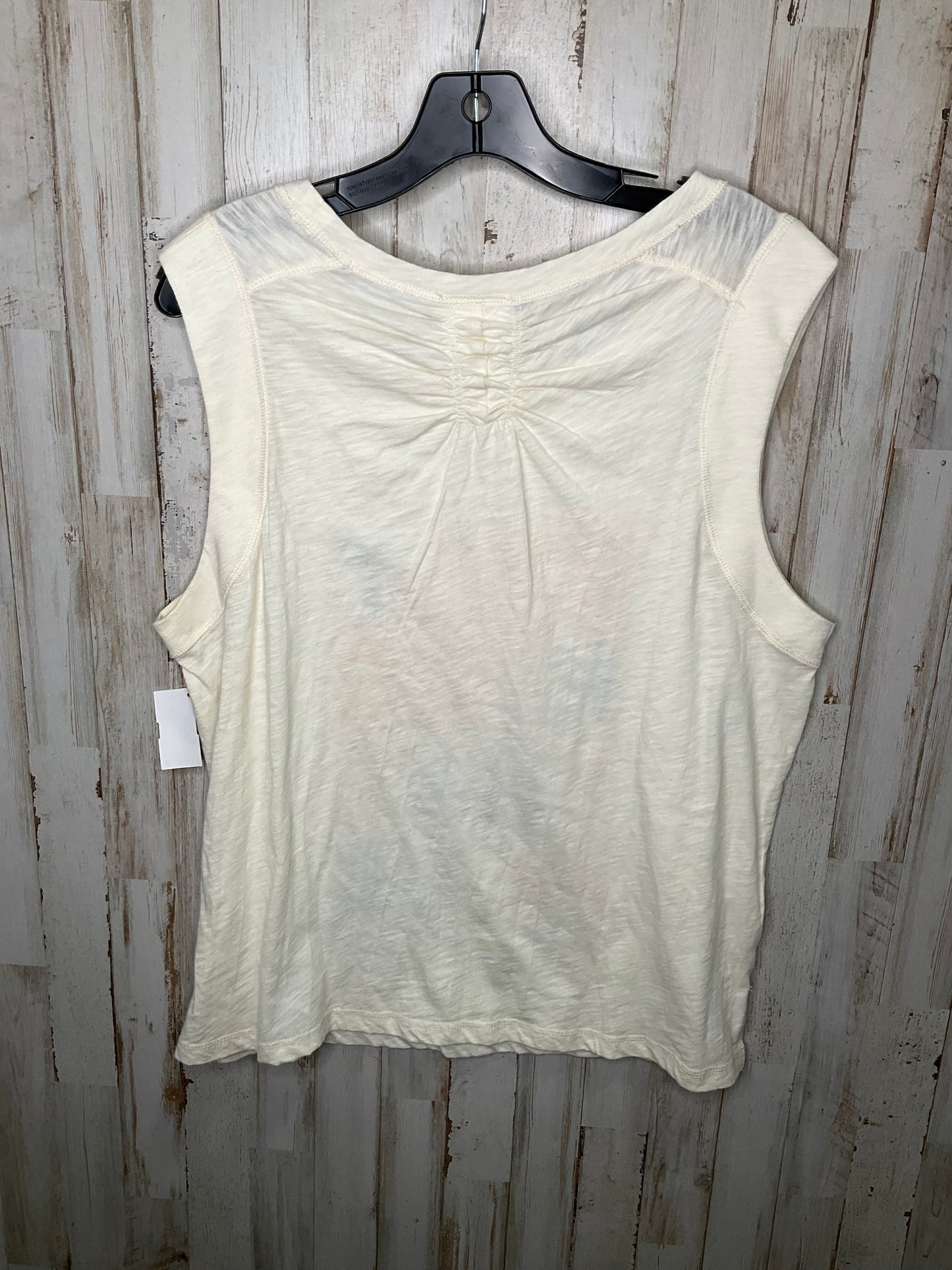 Cream Top Sleeveless Anthropologie, Size L