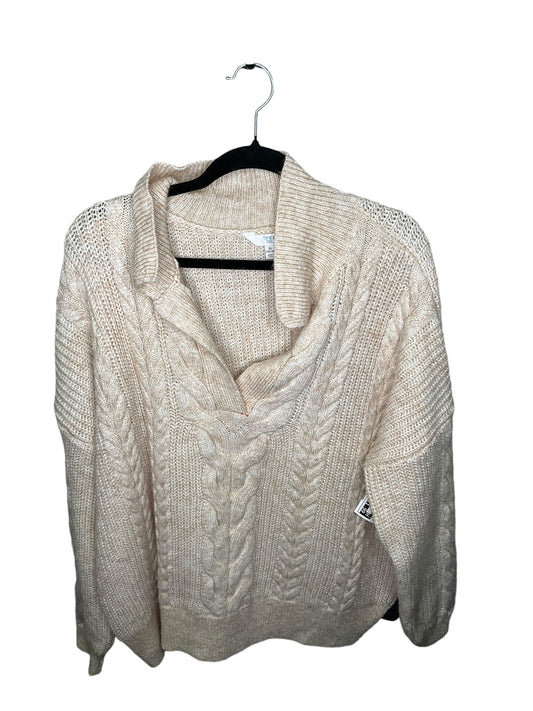 Sweater By Time And Tru In Beige, Size: Xl