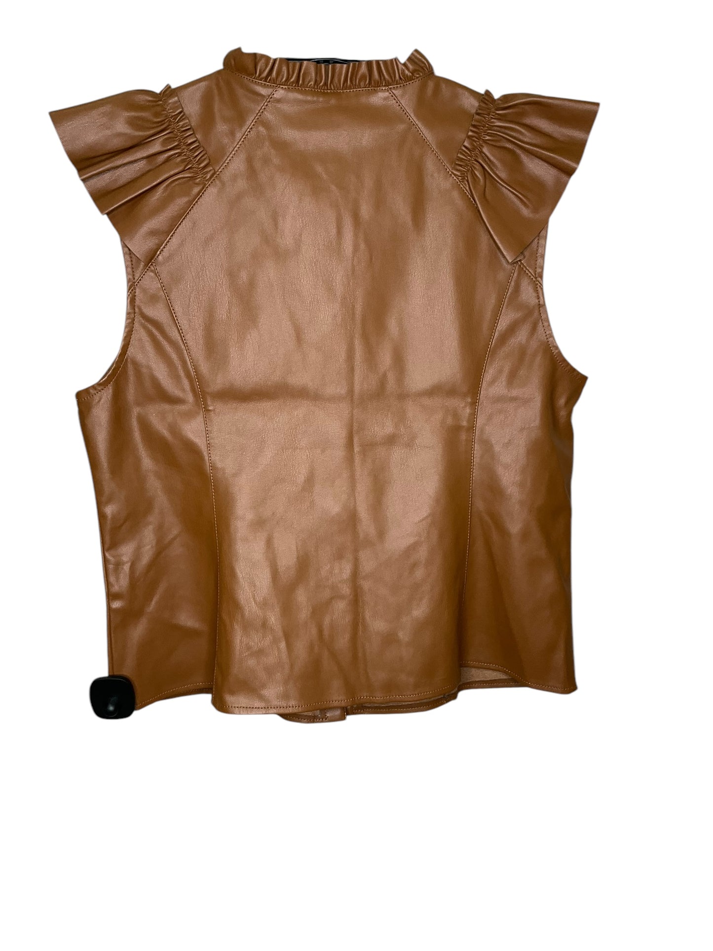 Top Sleeveless By Marc New York In Brown, Size: L