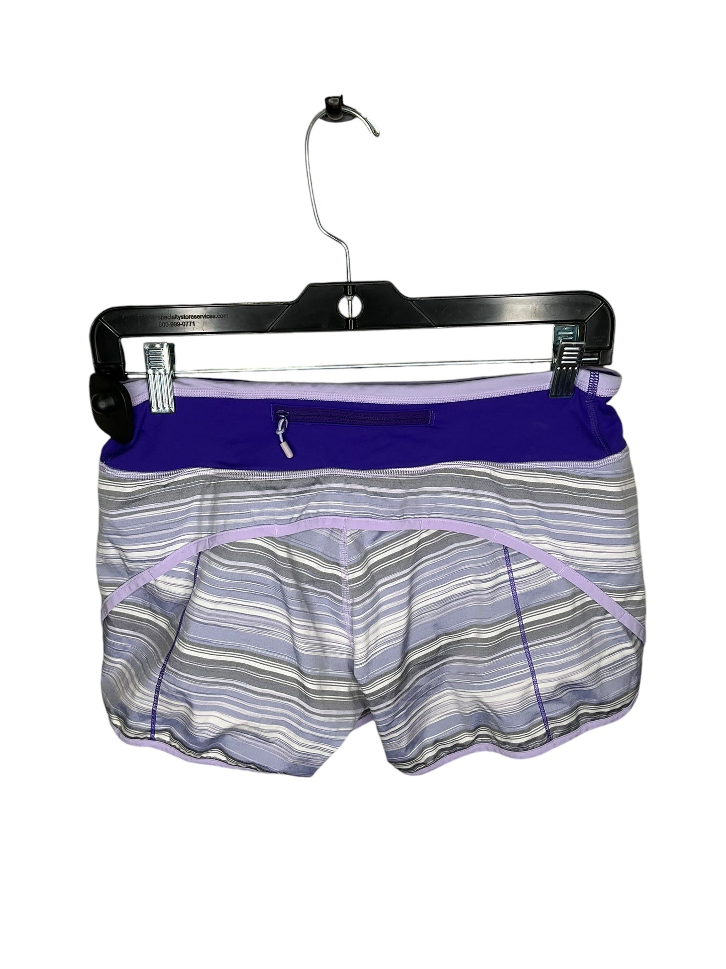 Athletic Shorts By Lululemon In Purple, Size: 4