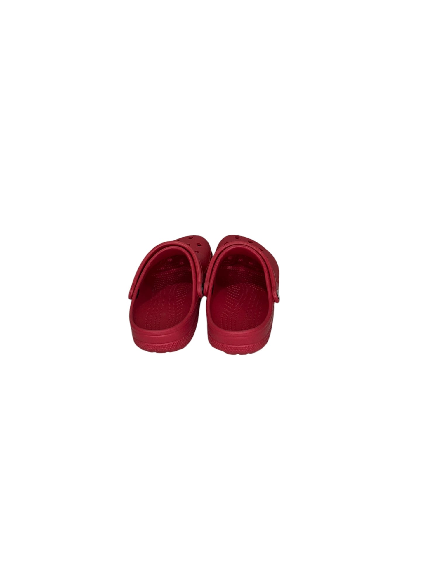 Shoes Flats By Crocs In Red, Size: 11