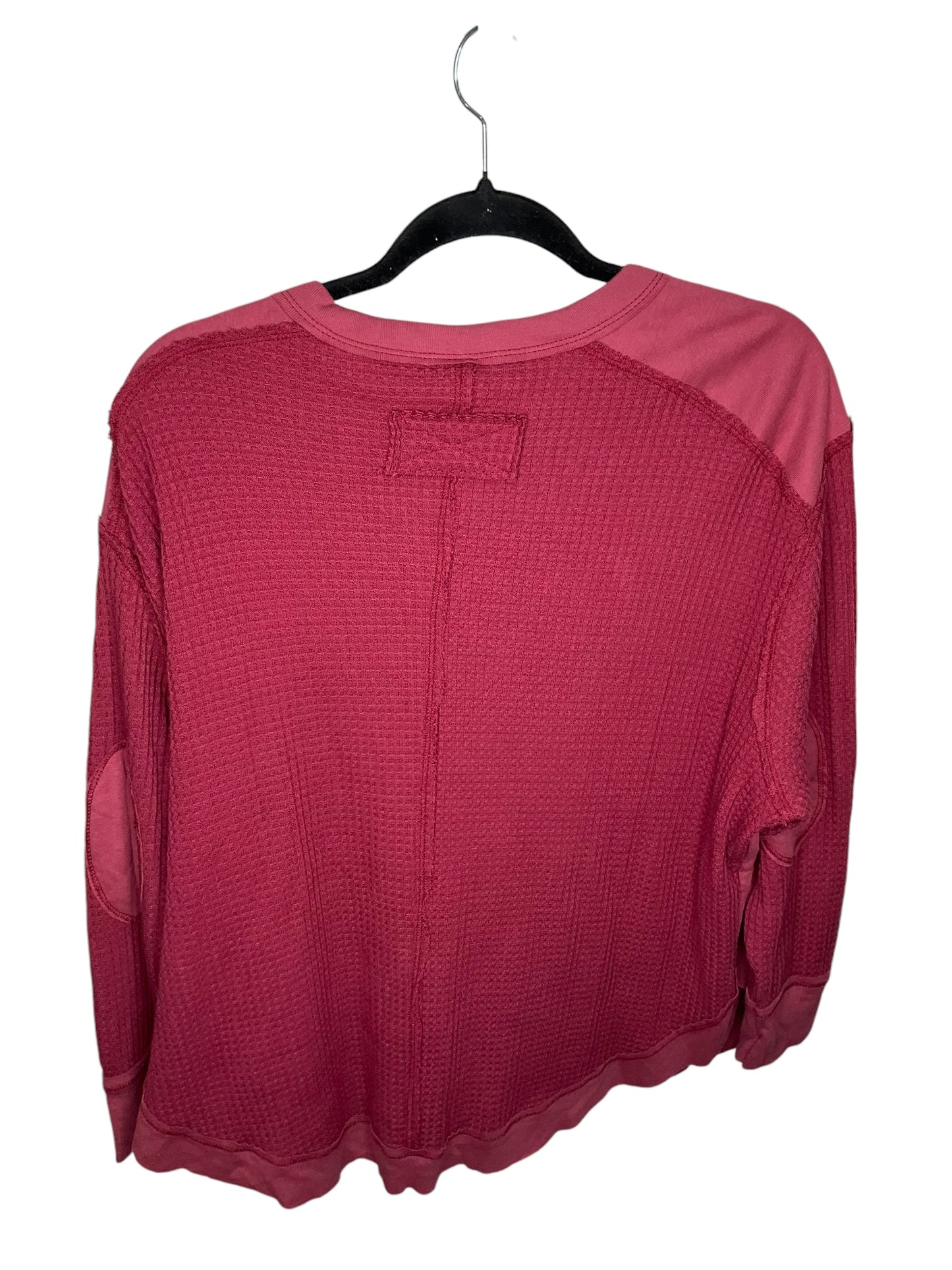 Top Long Sleeve By Clothes Mentor In Maroon, Size: M