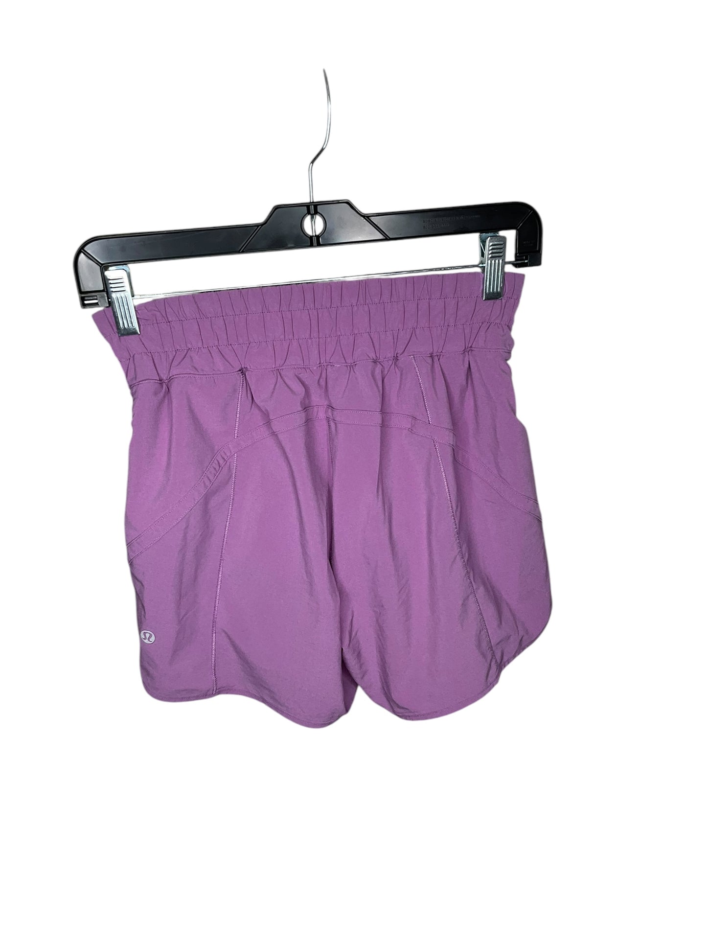 Athletic Shorts By Lululemon In Purple, Size: 4